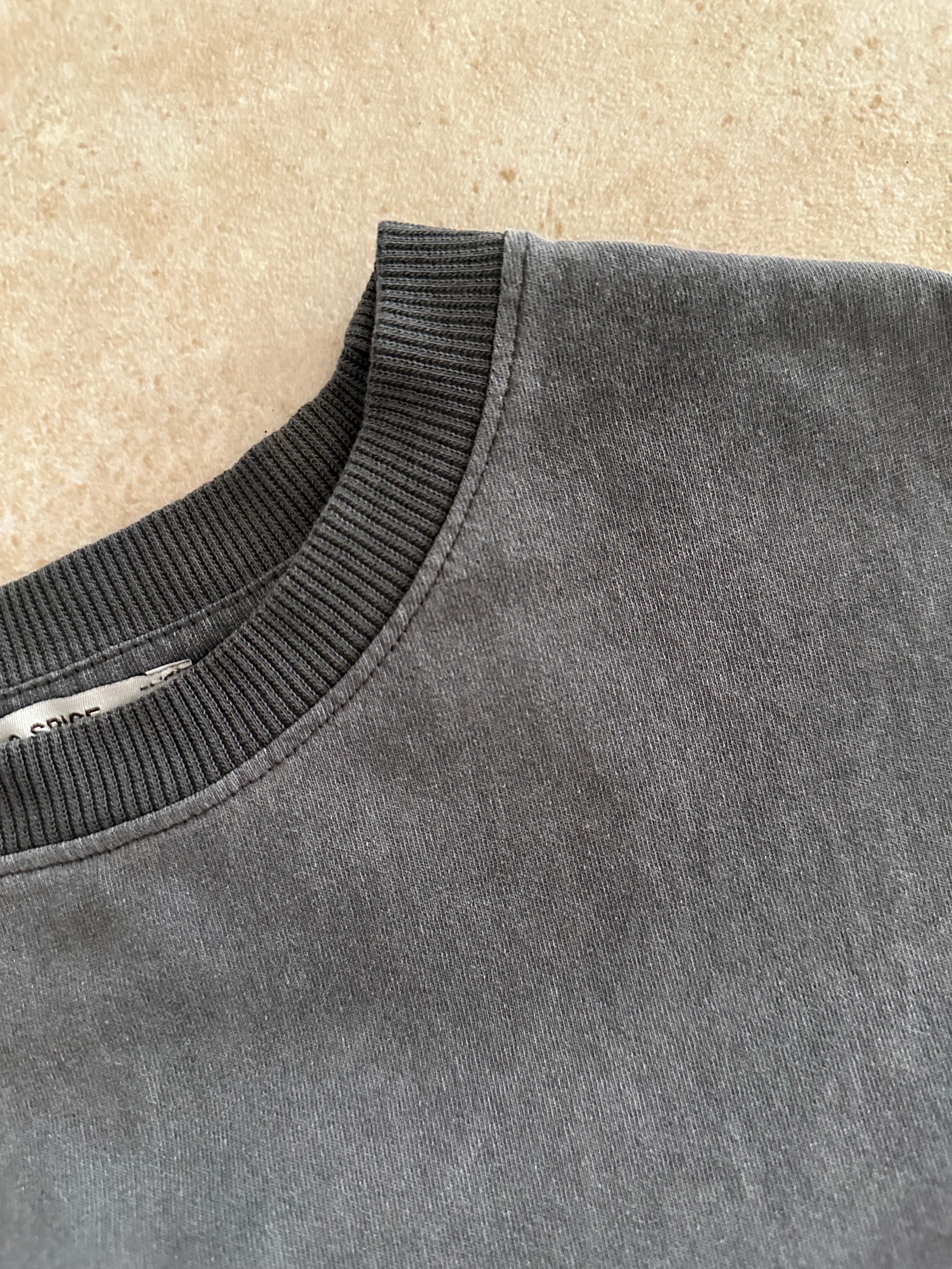 טי שירט NEW YORK אפורה סטון ווש