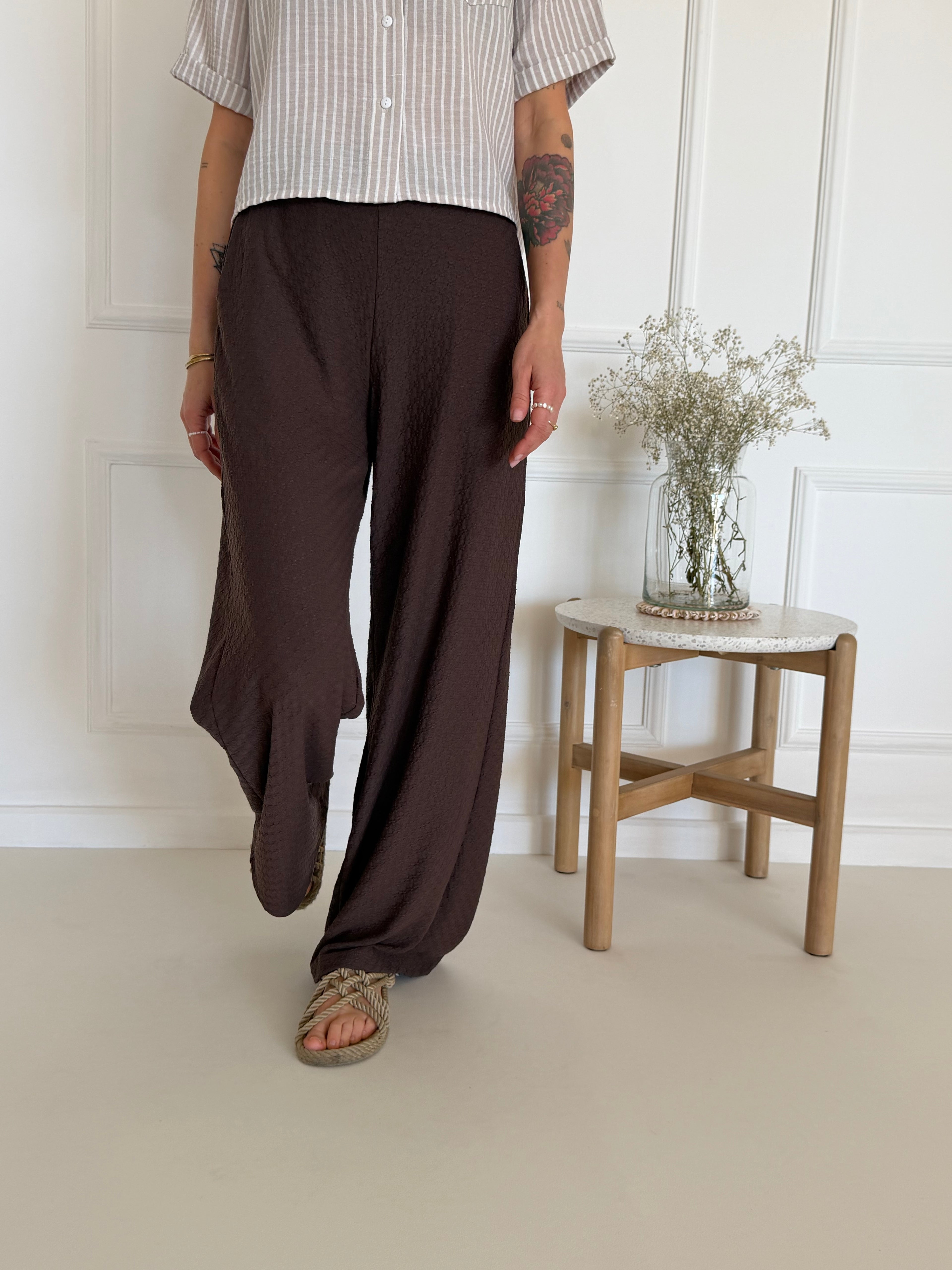 מכנסי PAROS חומים