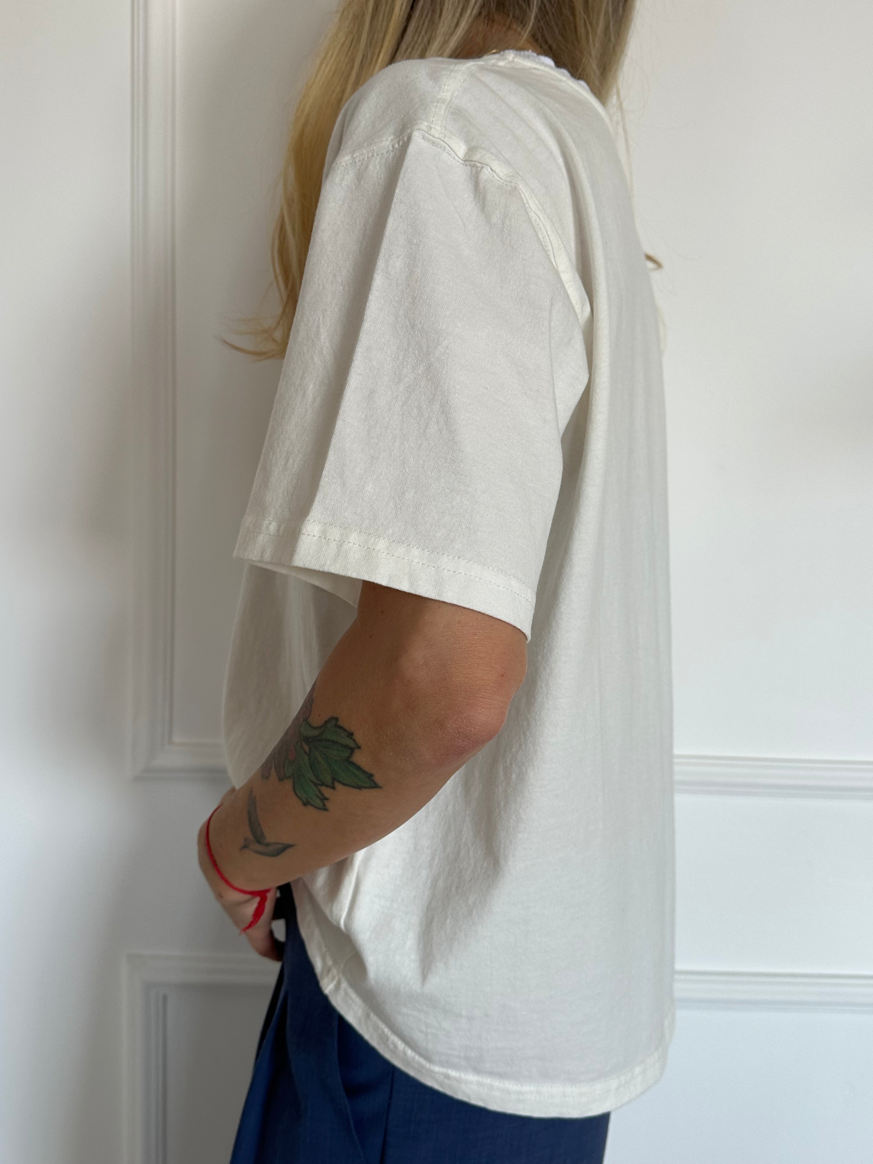 מארז 2 טי שירט NEW YORK שמנת+אפורה