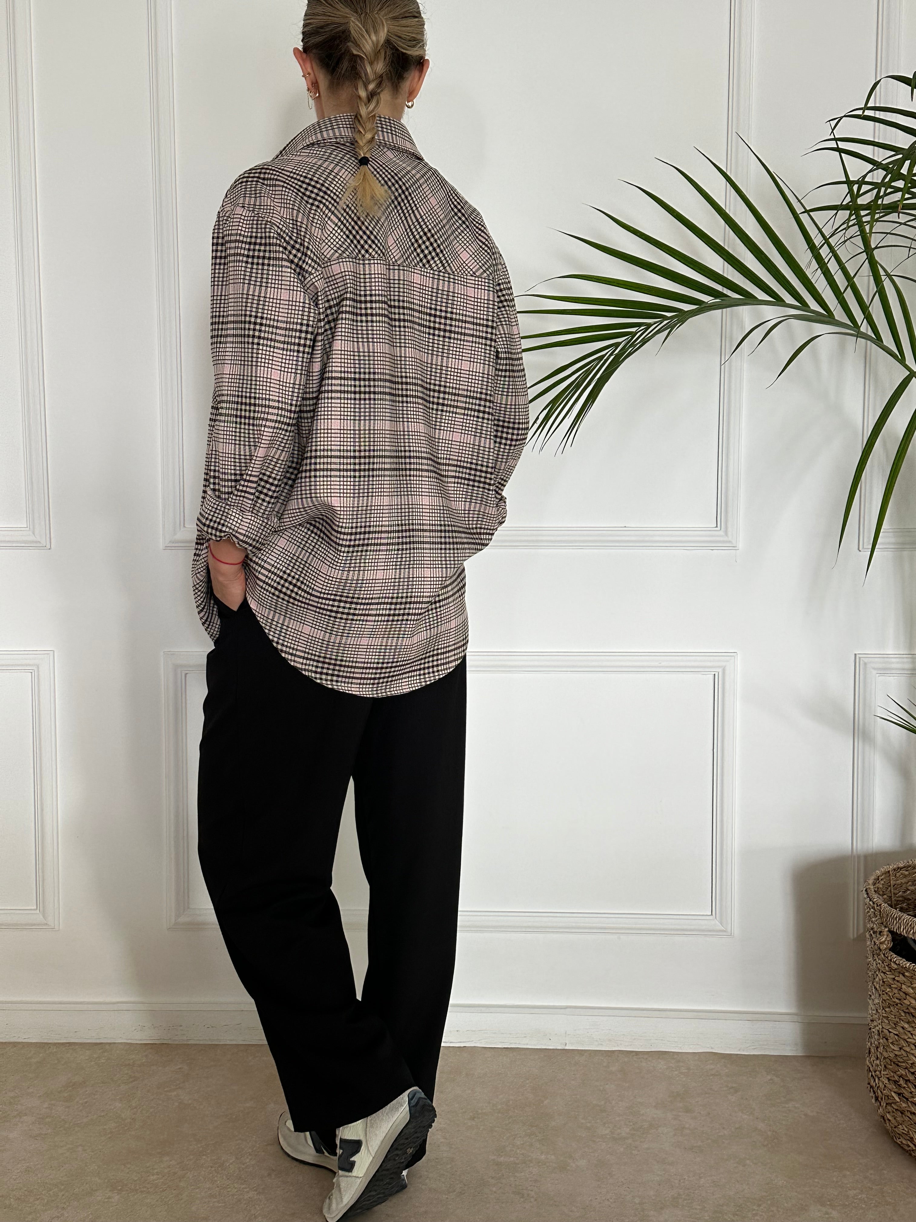 חולצת SOHO משבצות