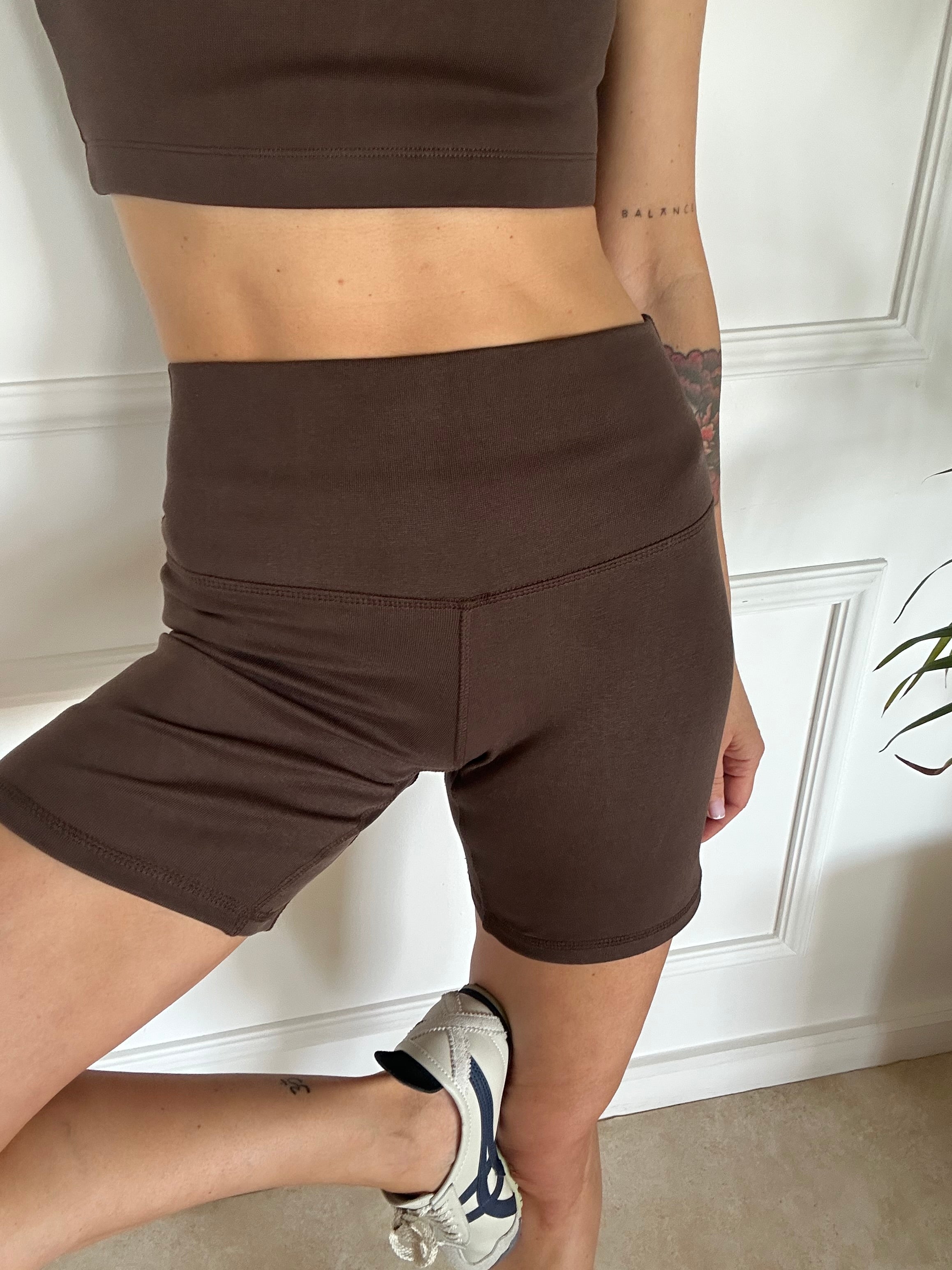 טייץ יוגה סטון ווש BROWNIE