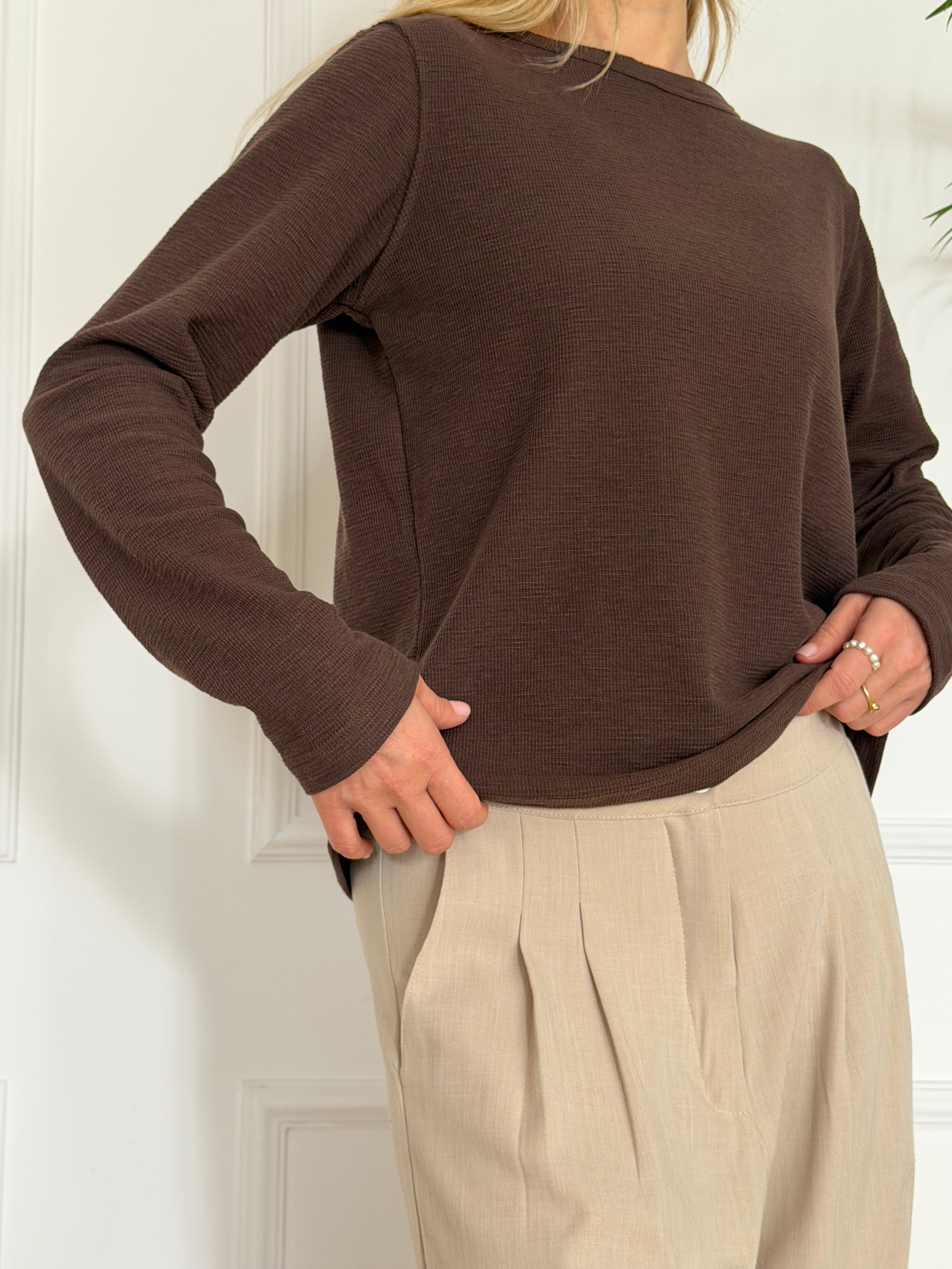 טי שירט בייבי וופל בראוני