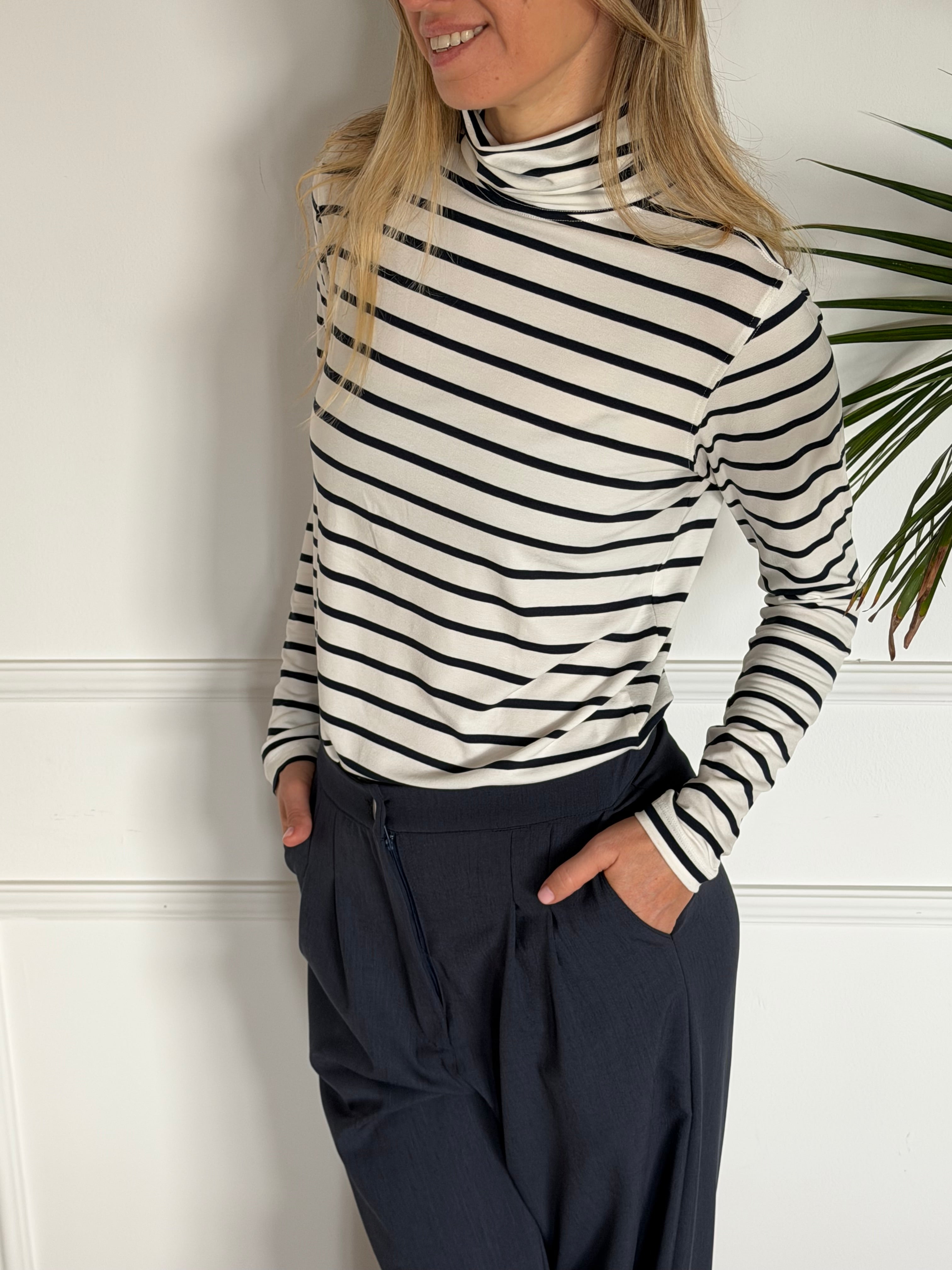 גולף פסים לבן