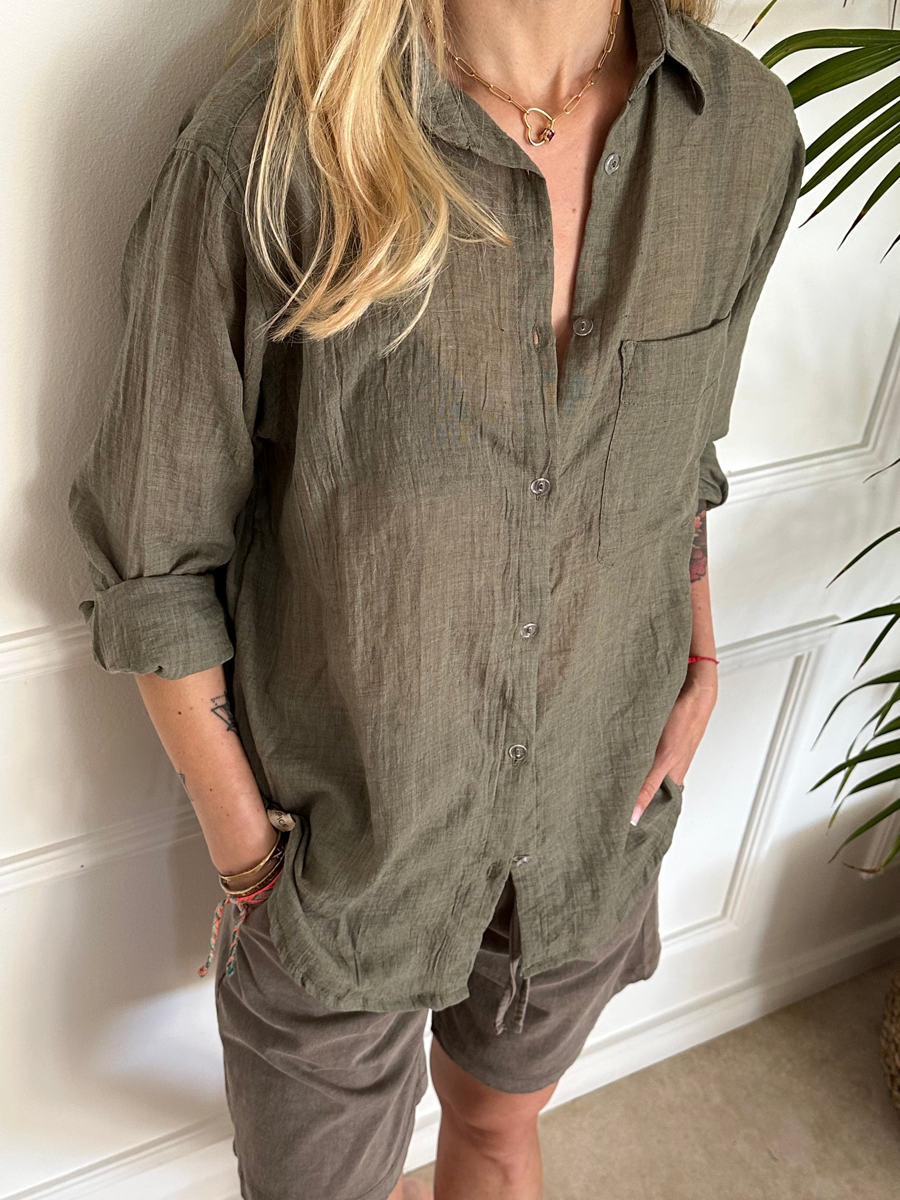 חולצת SOHO זית