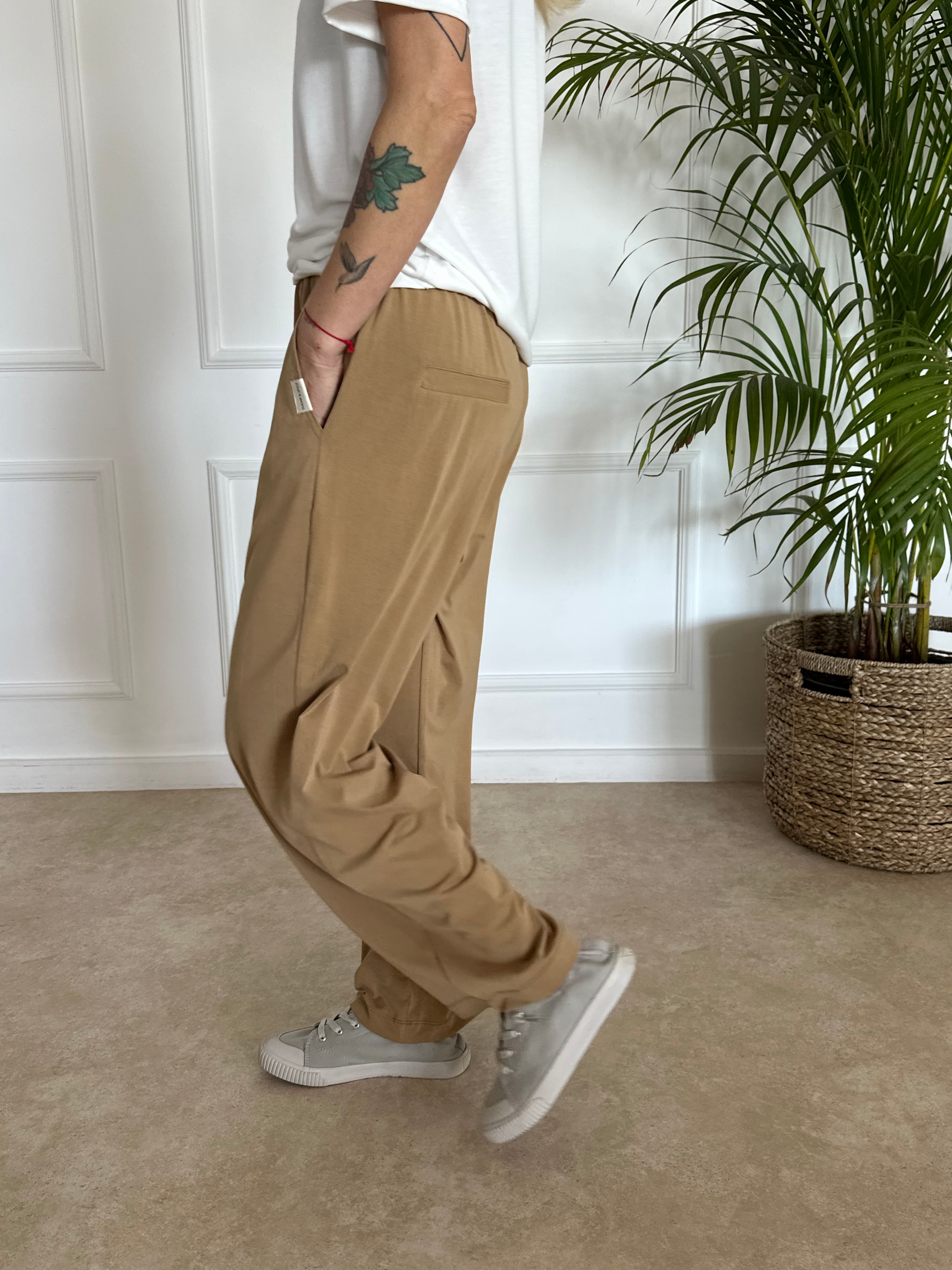 מכנסי EVA חרדל