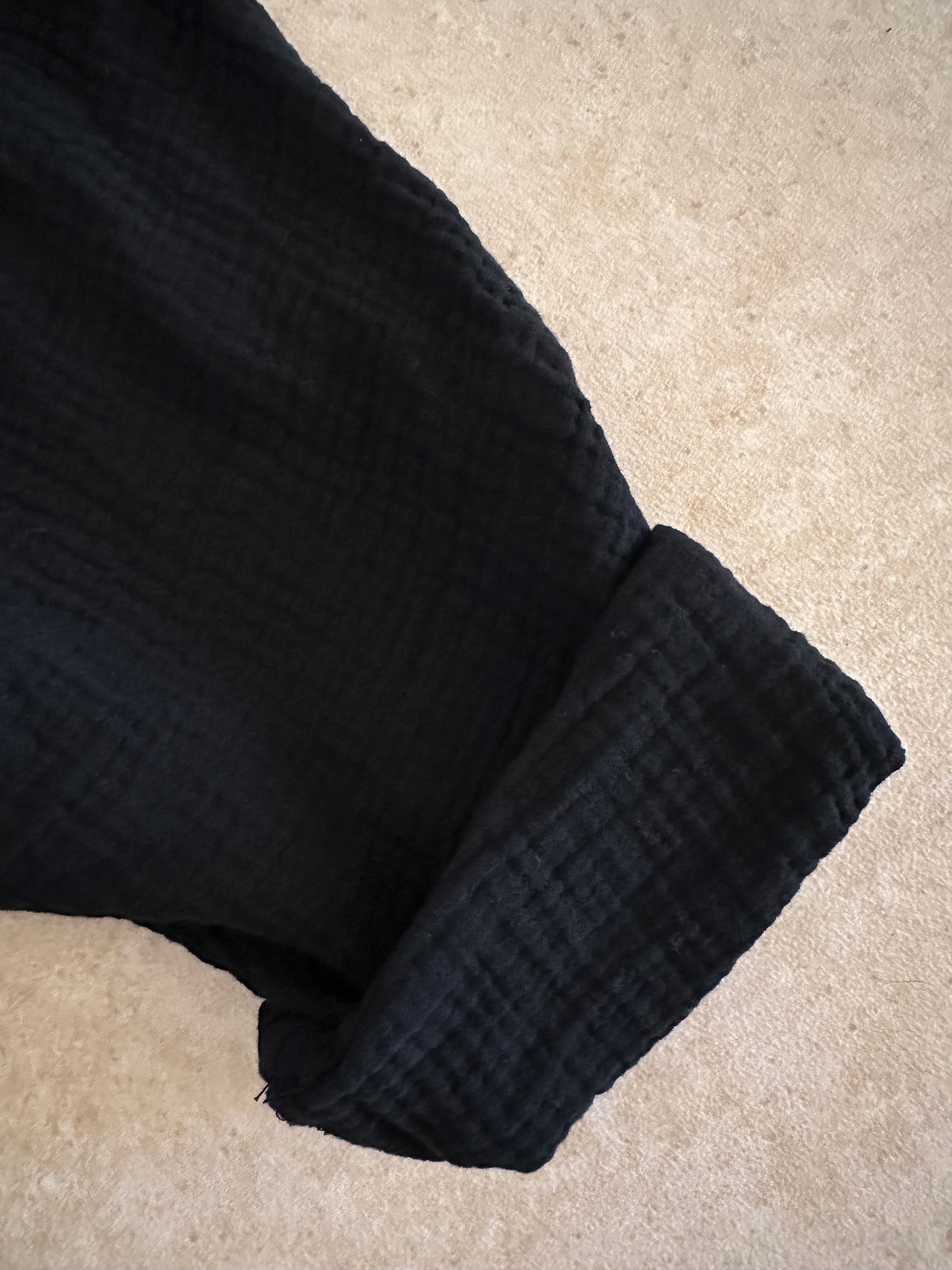 חולצת אוברסייז טטרה שחורה