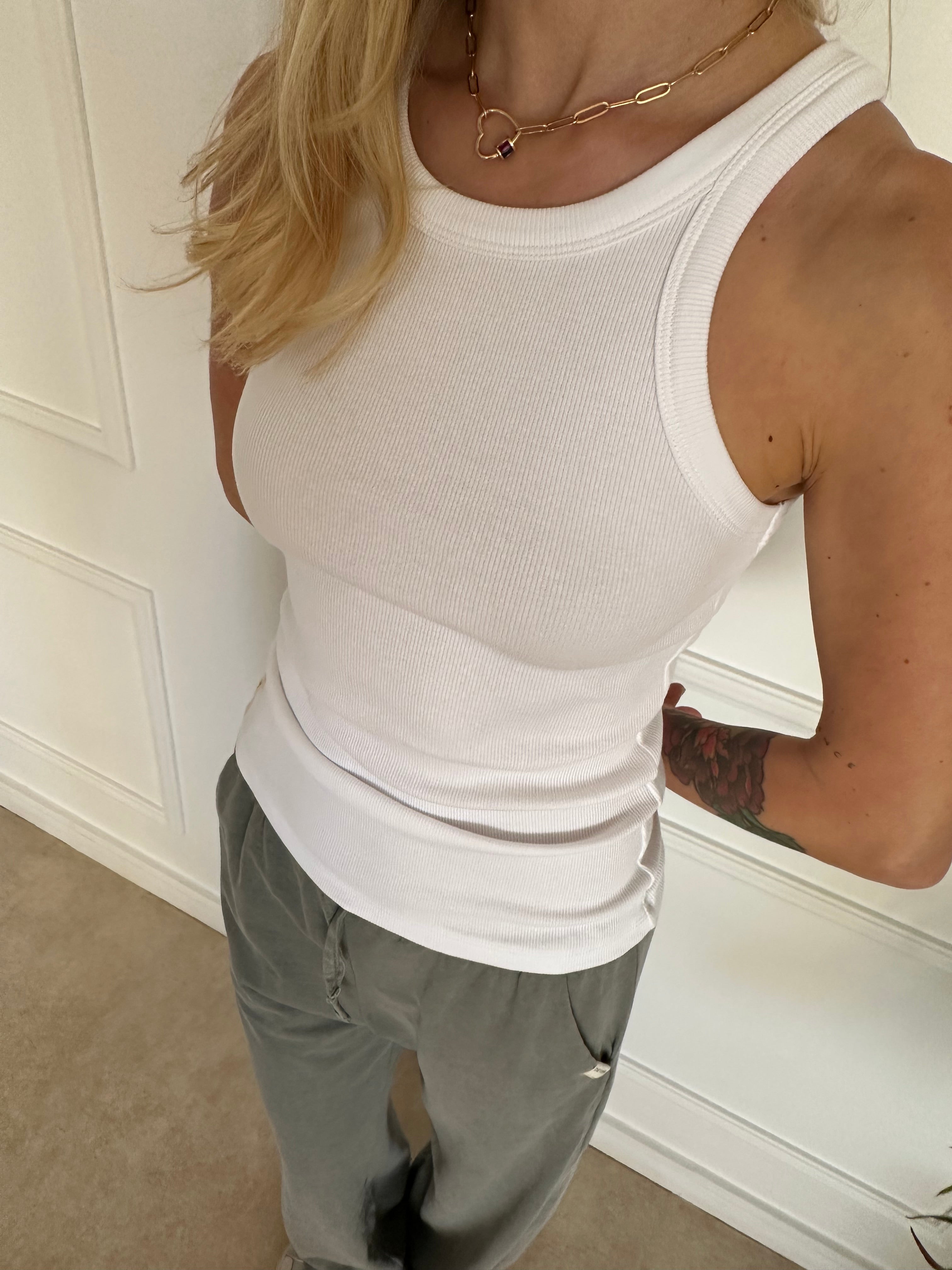 גופיית ריב WHITE