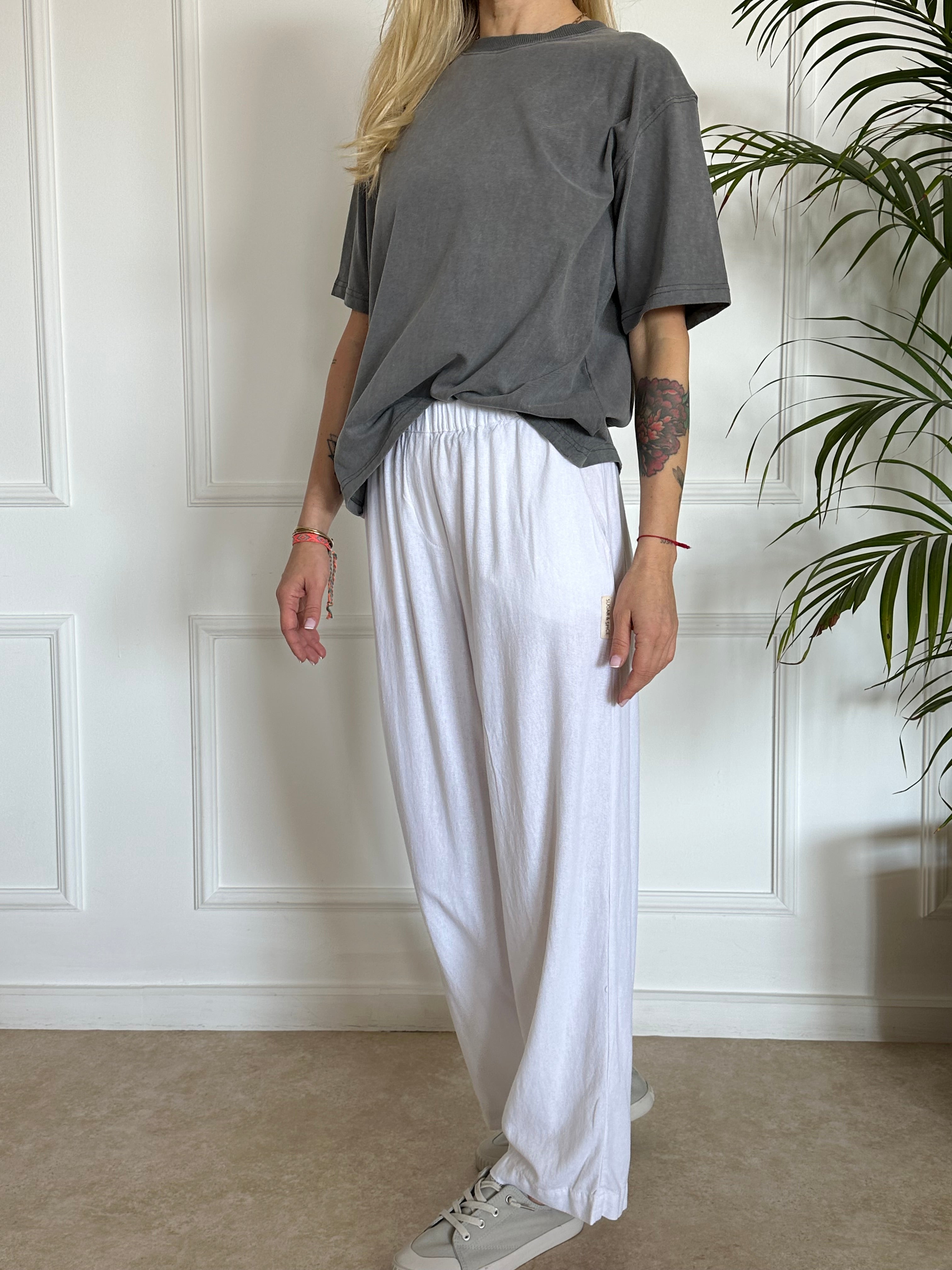 טי שירט NEW YORK אפורה סטון ווש