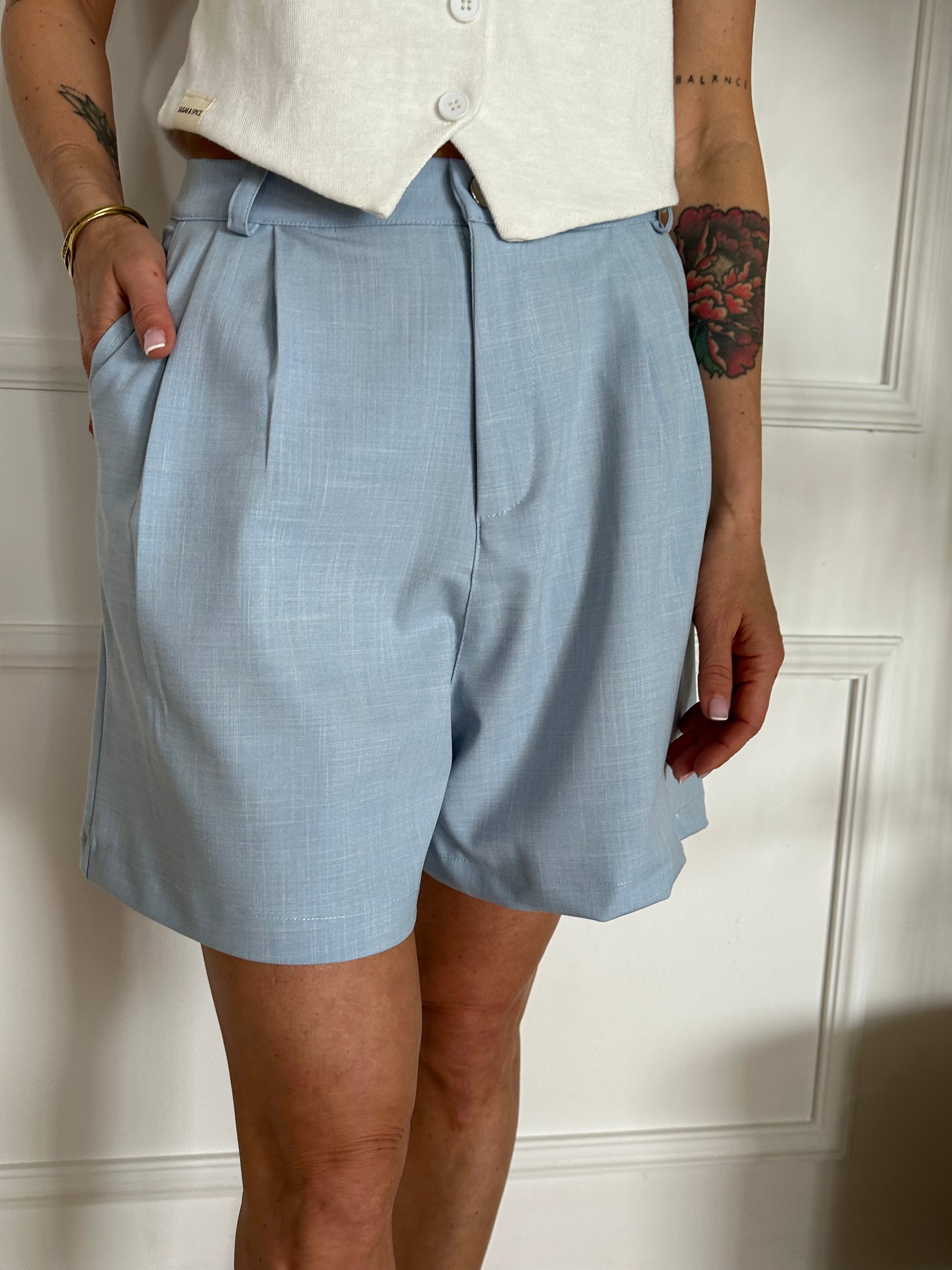 LIGHT BLUE מכנסי ברך צ&