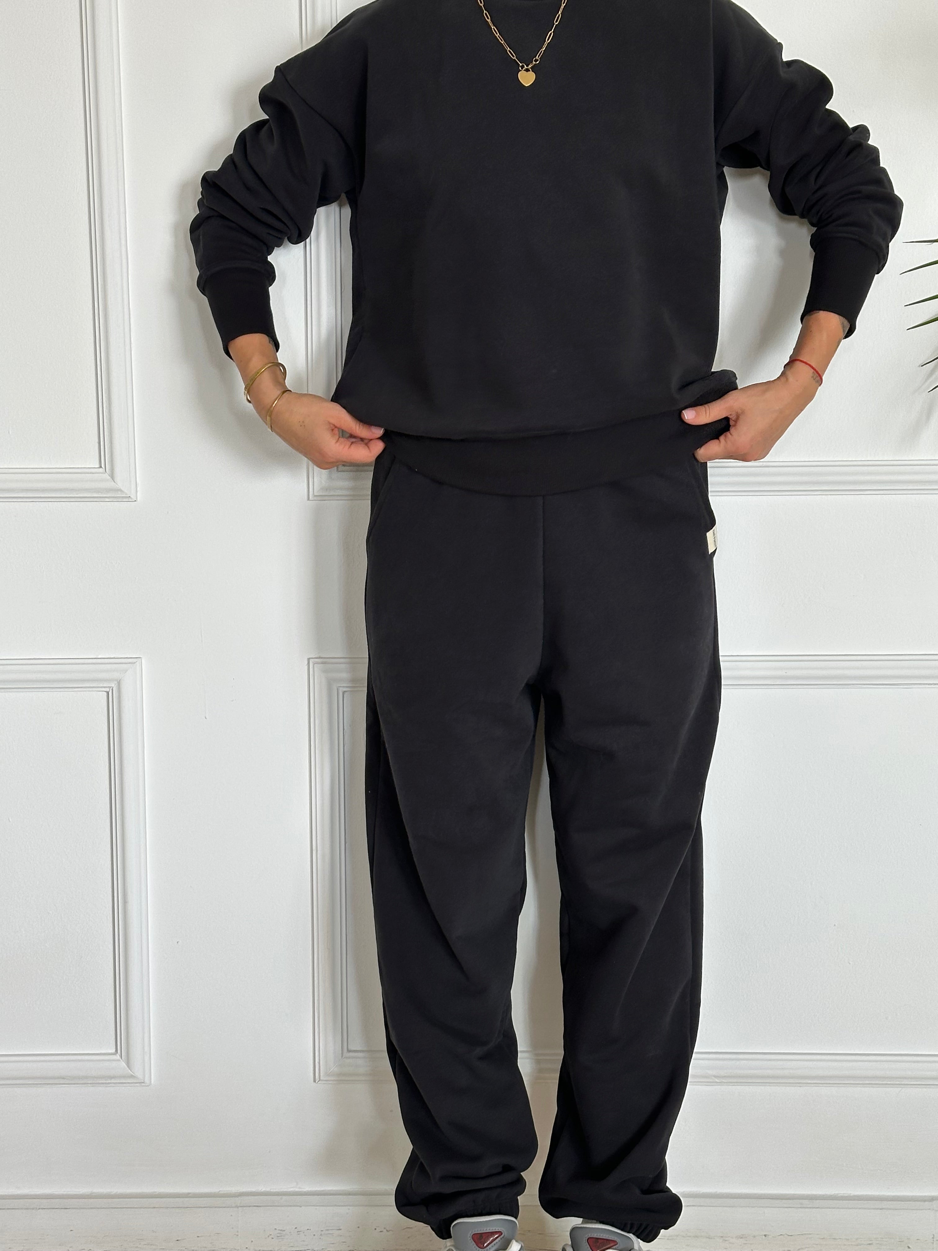 מכנסי NEW JERSEY שחורים