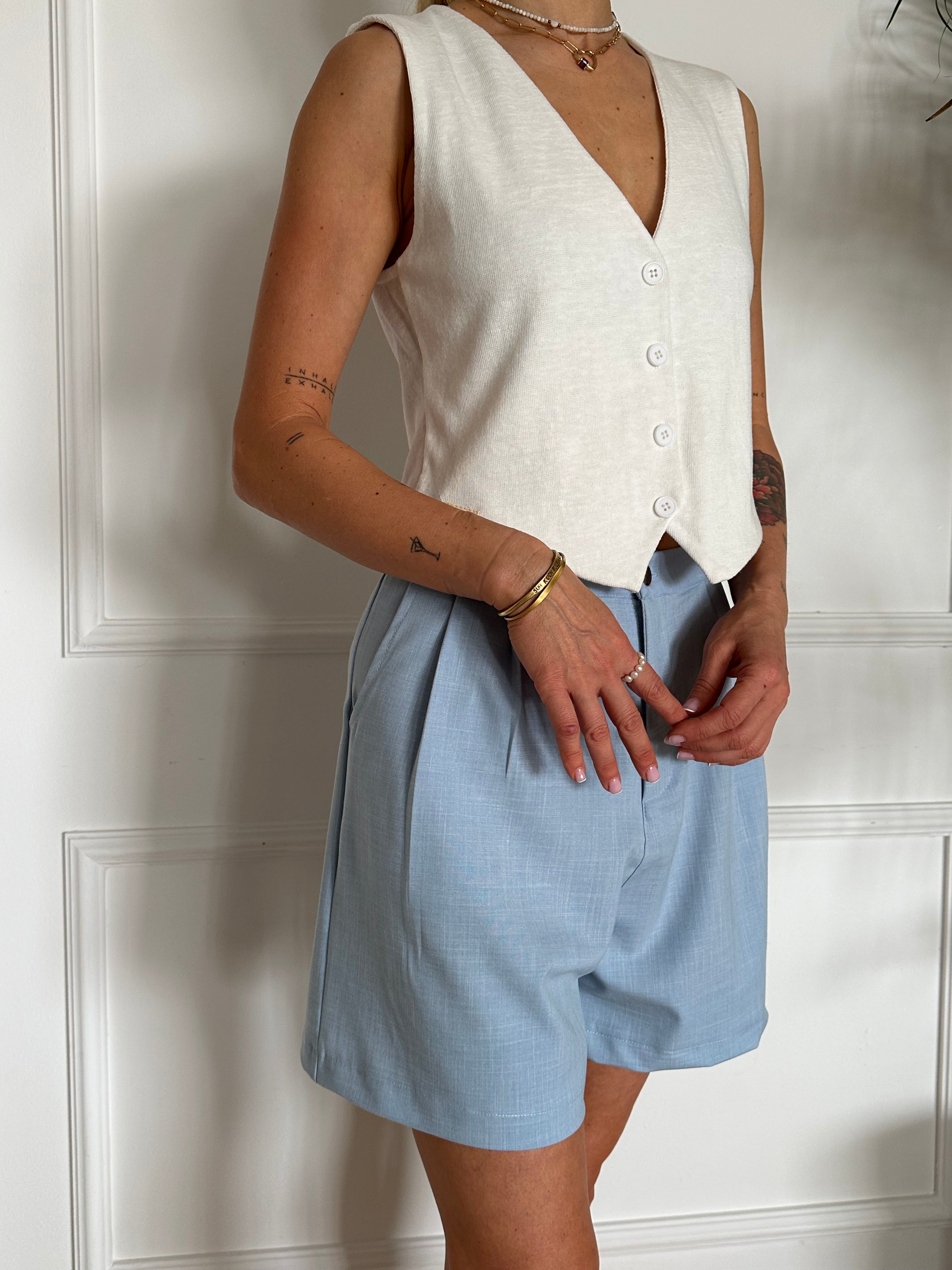 LIGHT BLUE מכנסי ברך צ&