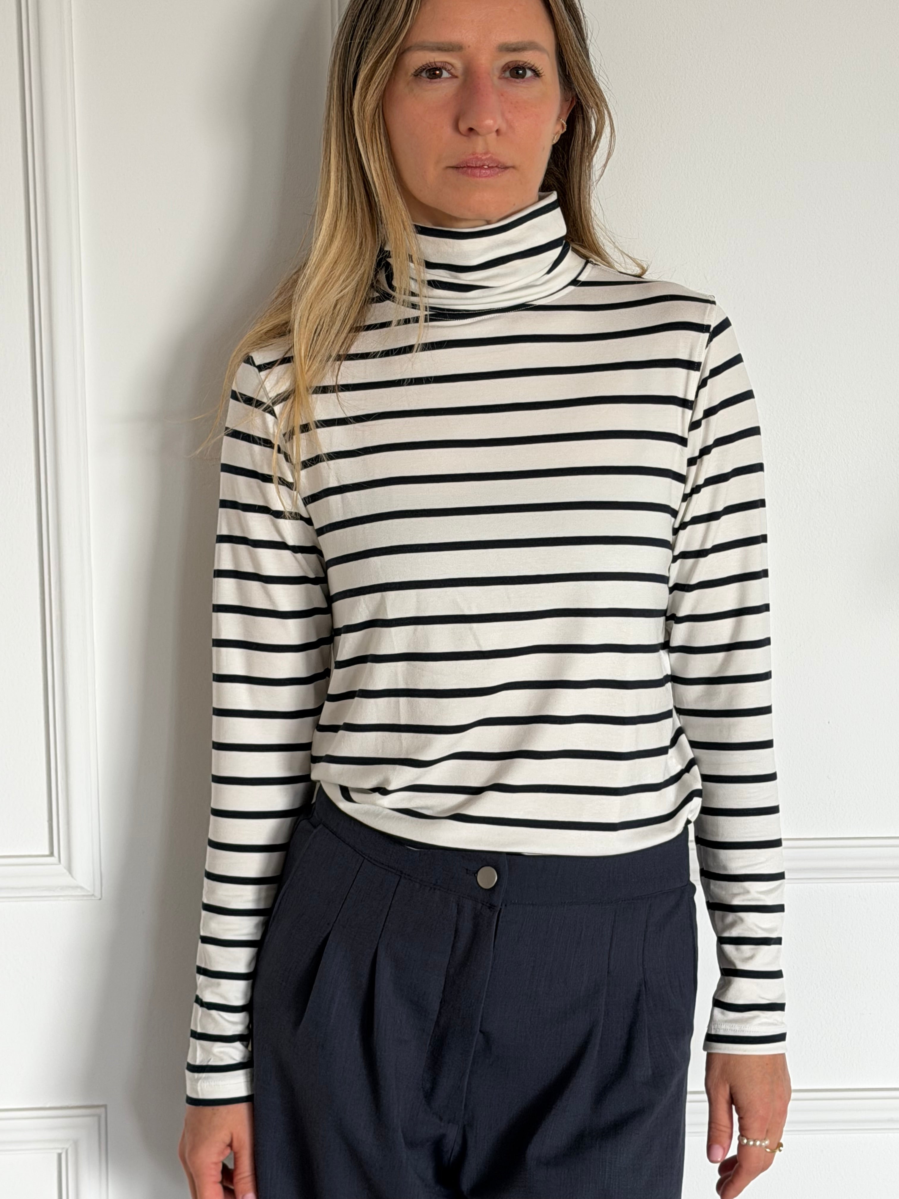 גולף פסים לבן