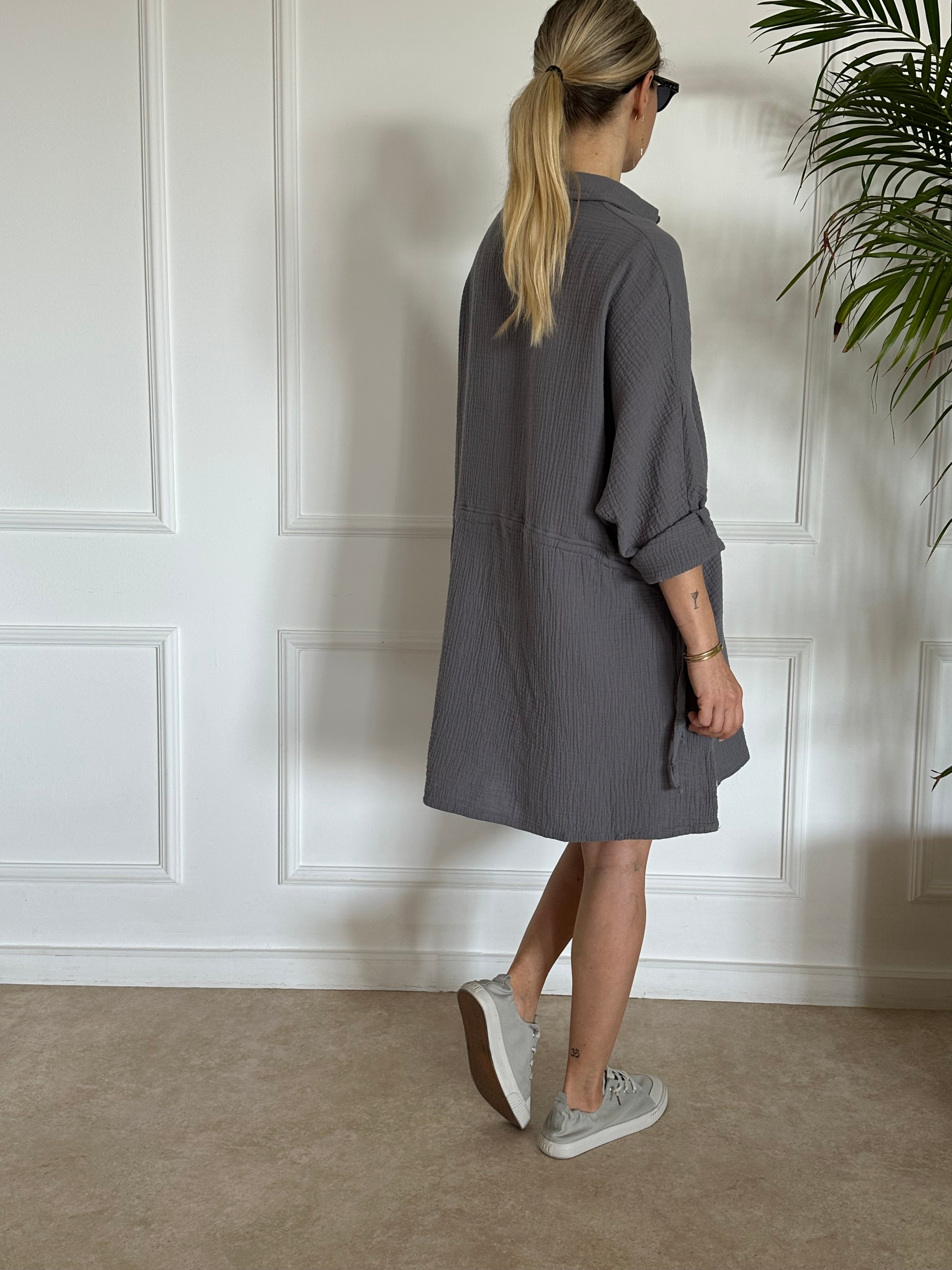 חולצת אוברסייז טטרה פחם