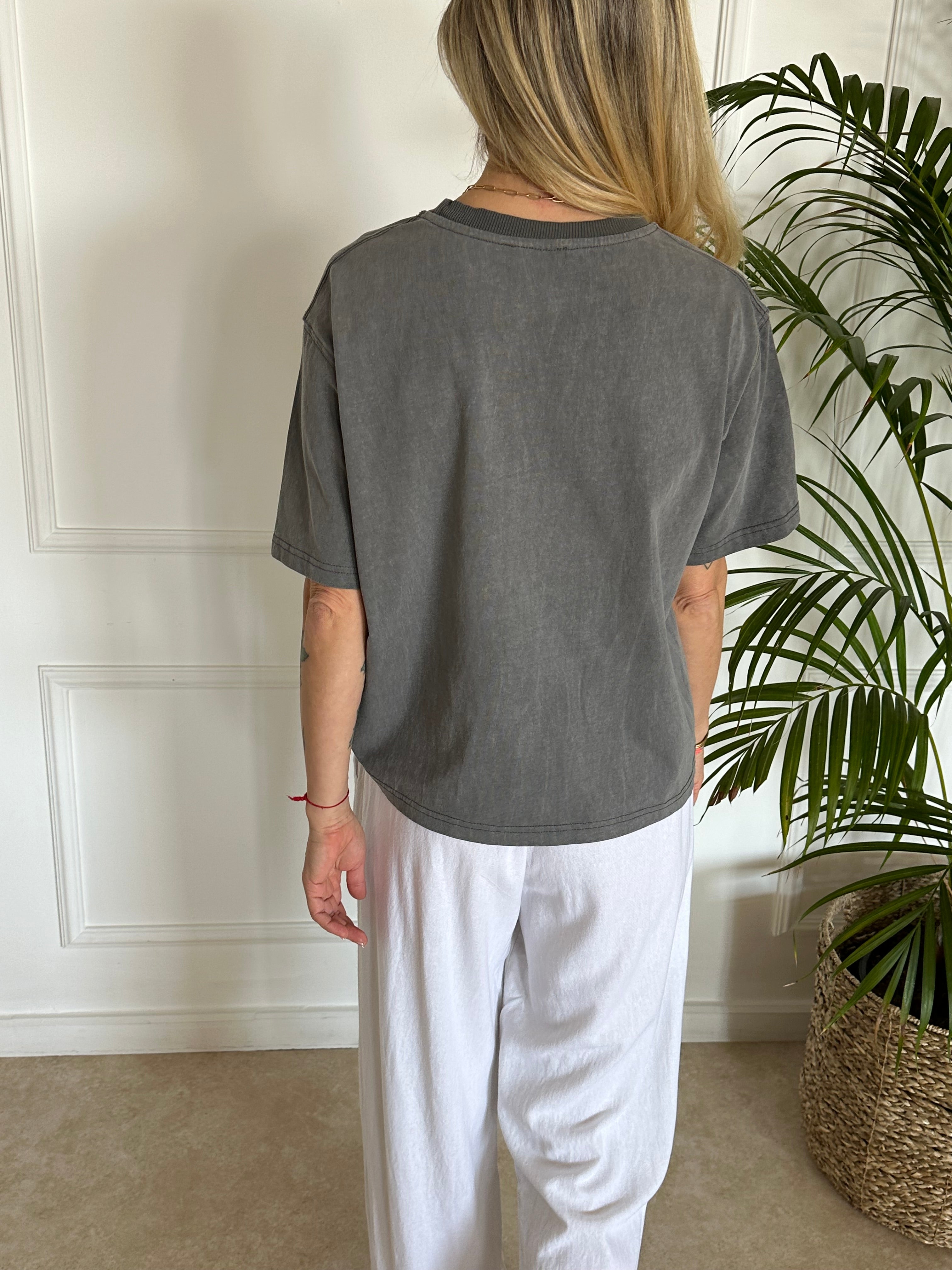 מארז 2 טי שירט NEW YORK שמנת+אפורה