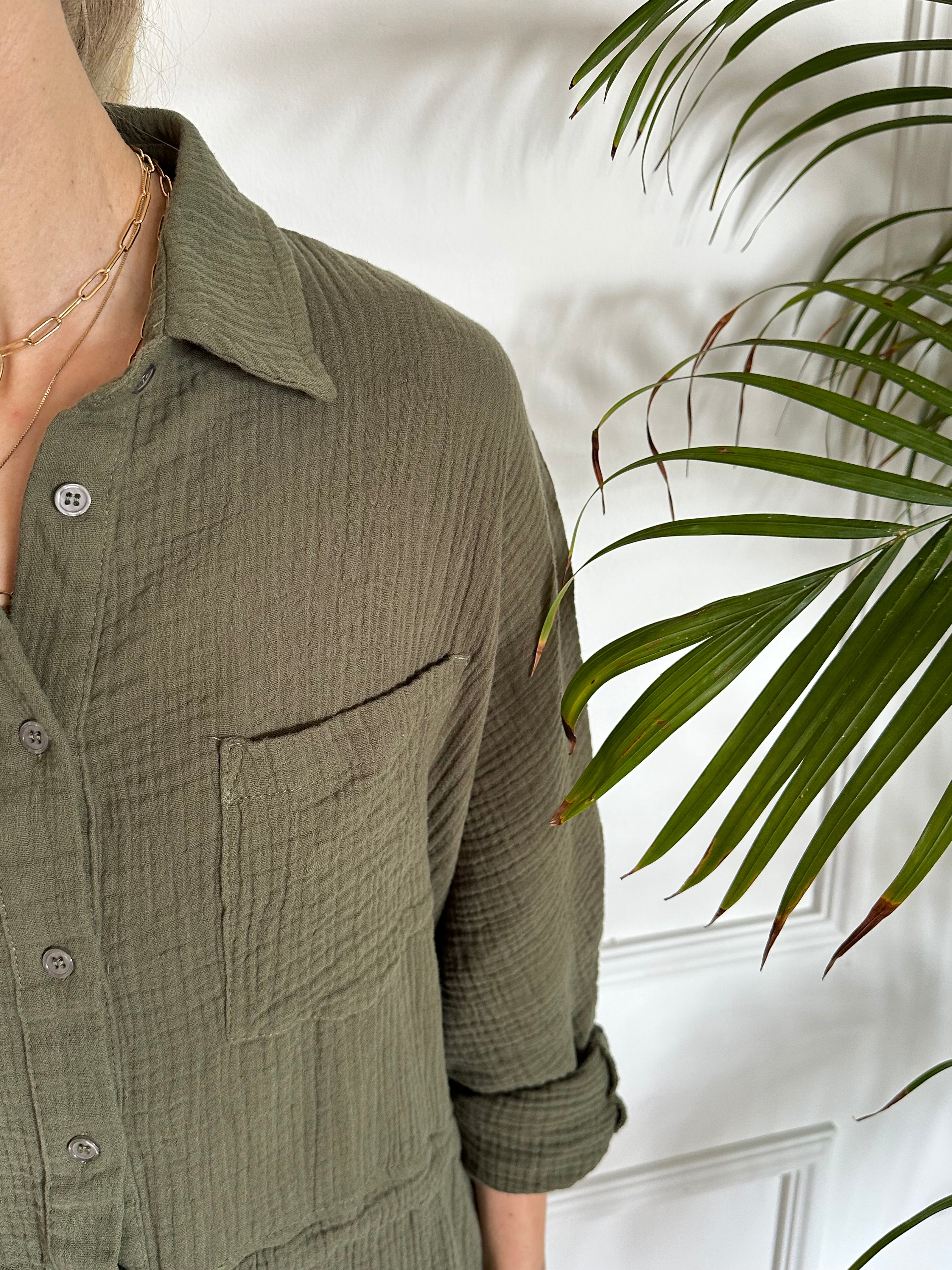 חולצת אוברסייז טטרה זית