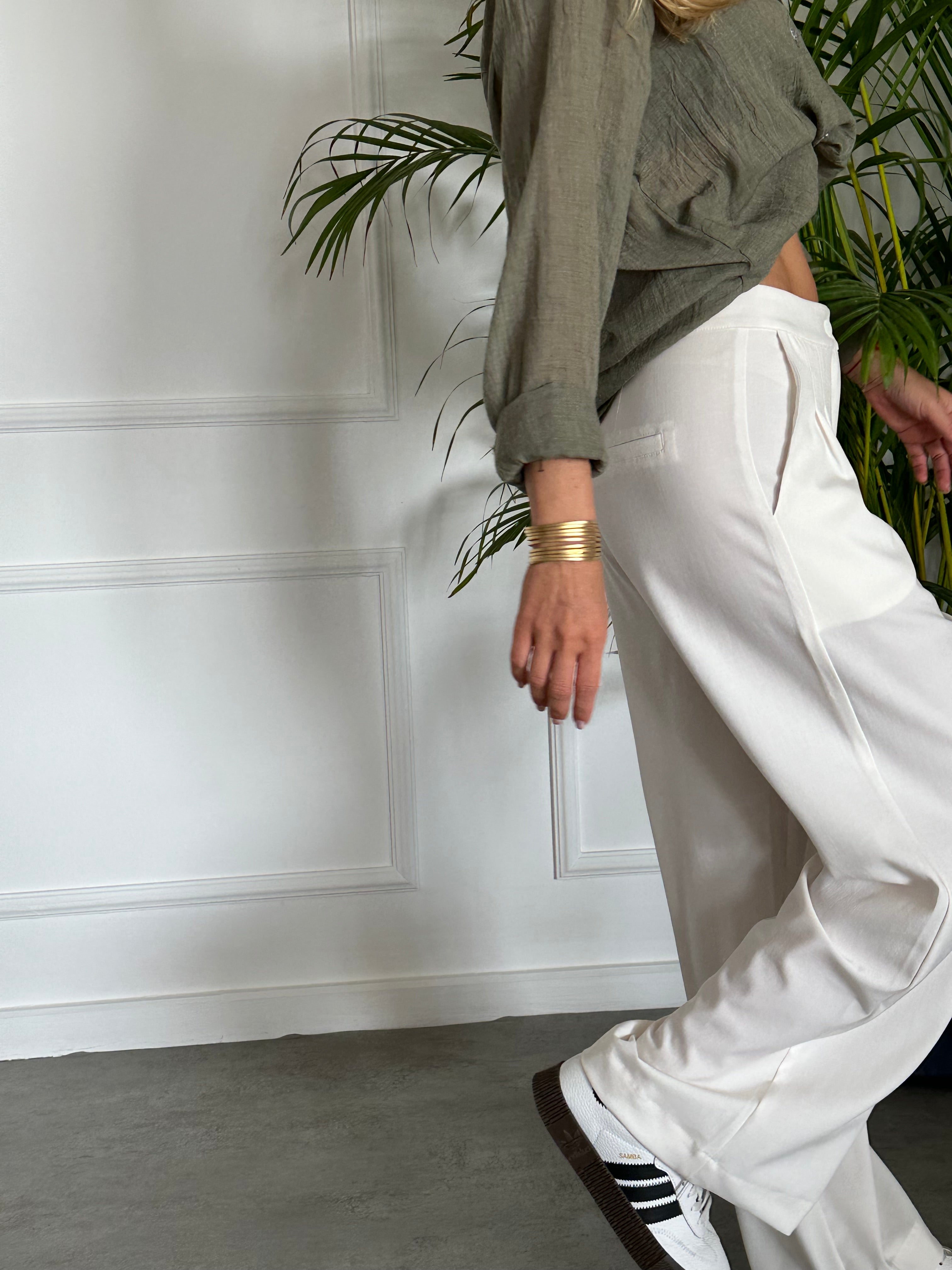 מכנסי Denmark לבנים