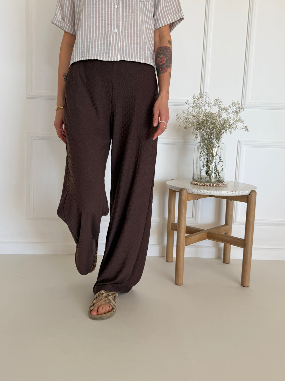 מכנסי PAROS חומים