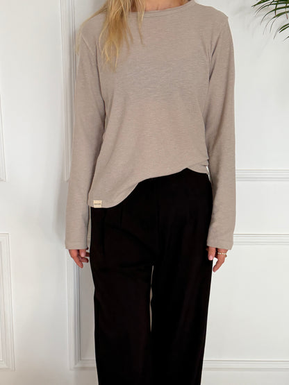 טי שירט בייבי וופל אפורה