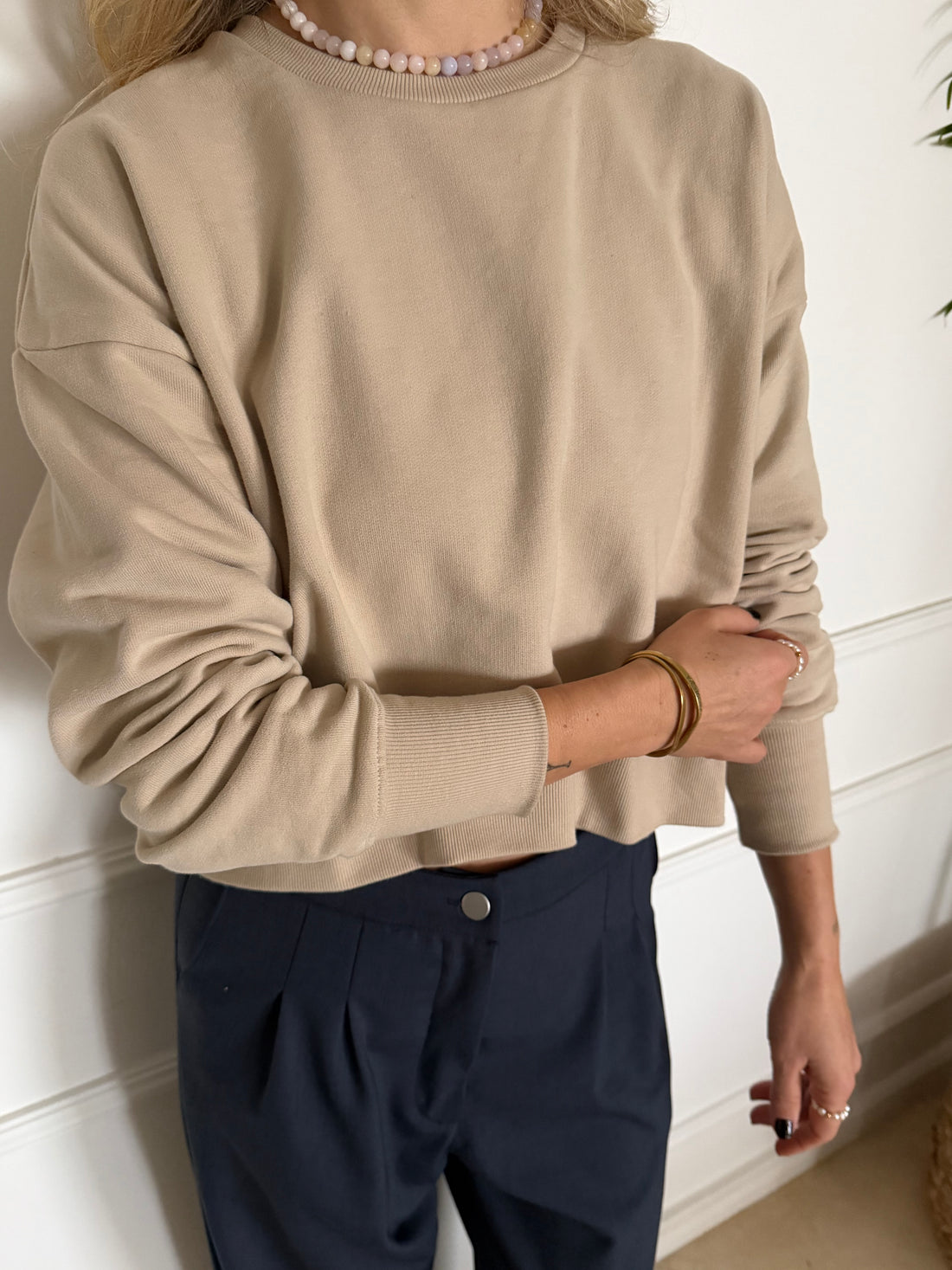 סווטשירט קרופ NEW JERSEY אופוויט