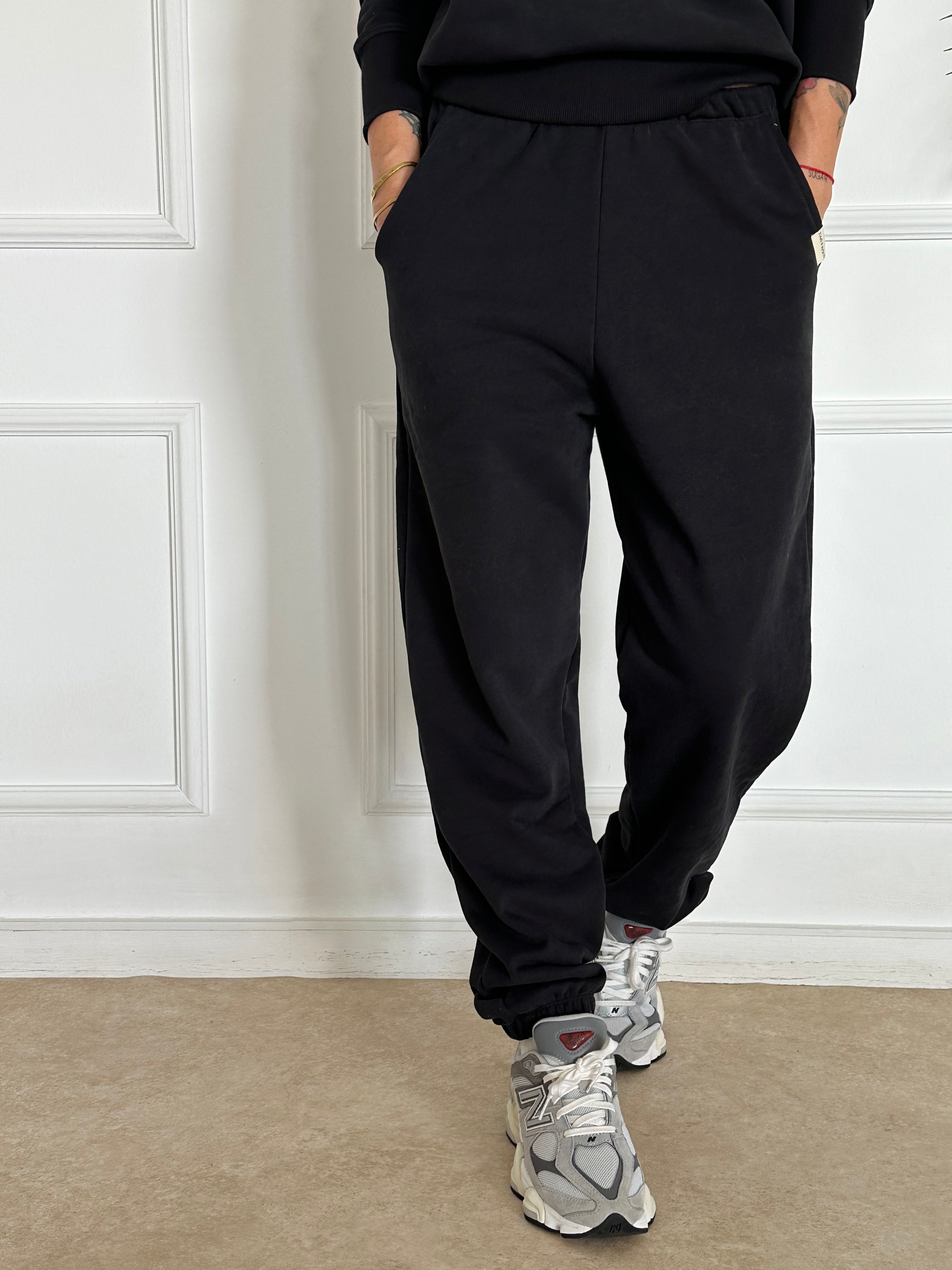 מכנסי NEW JERSEY שחורים