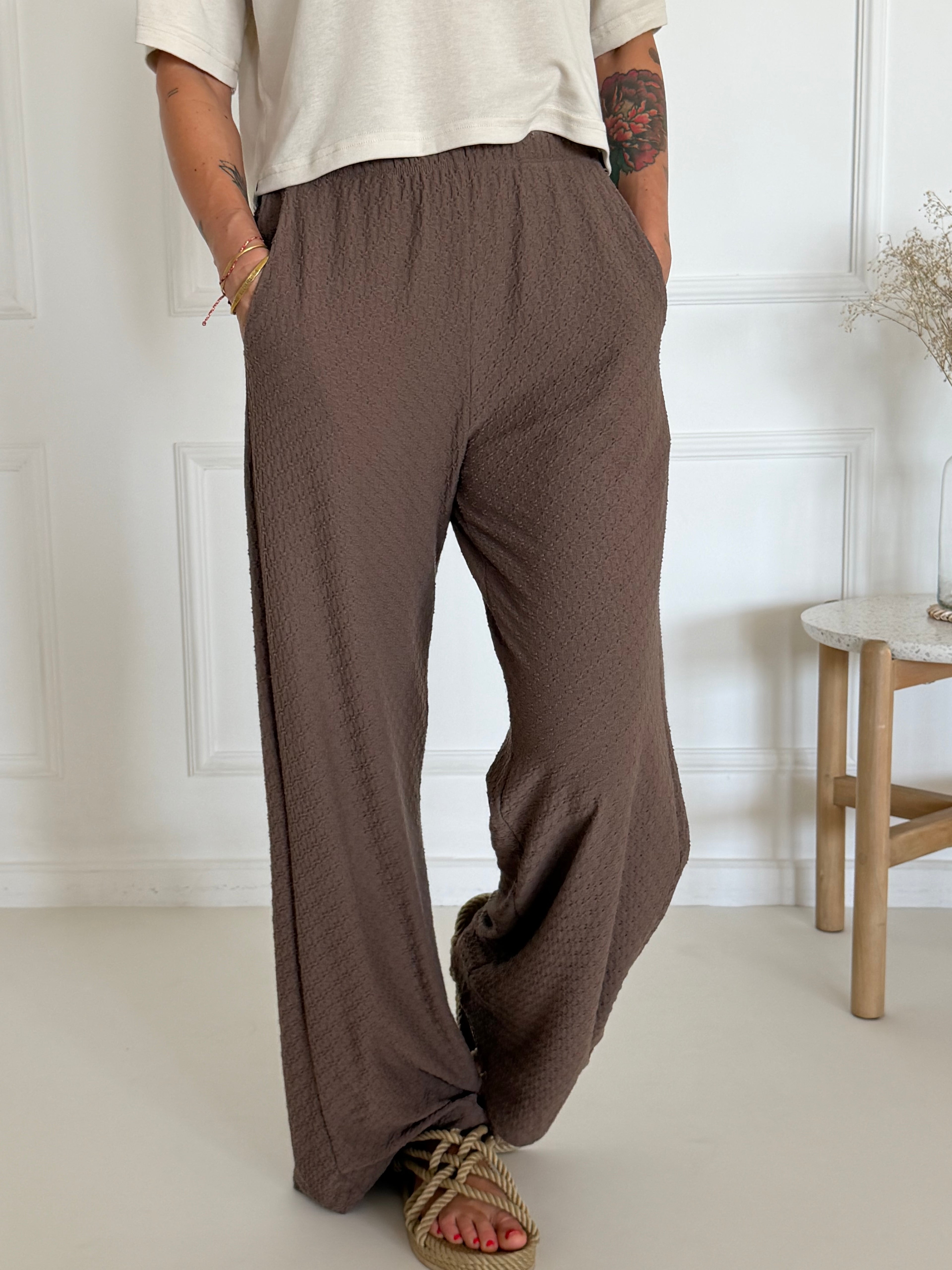 מכנסי PAROS light brown