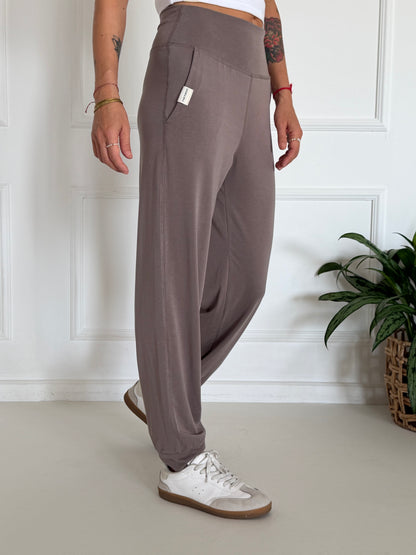 Flow pants אפור בז&