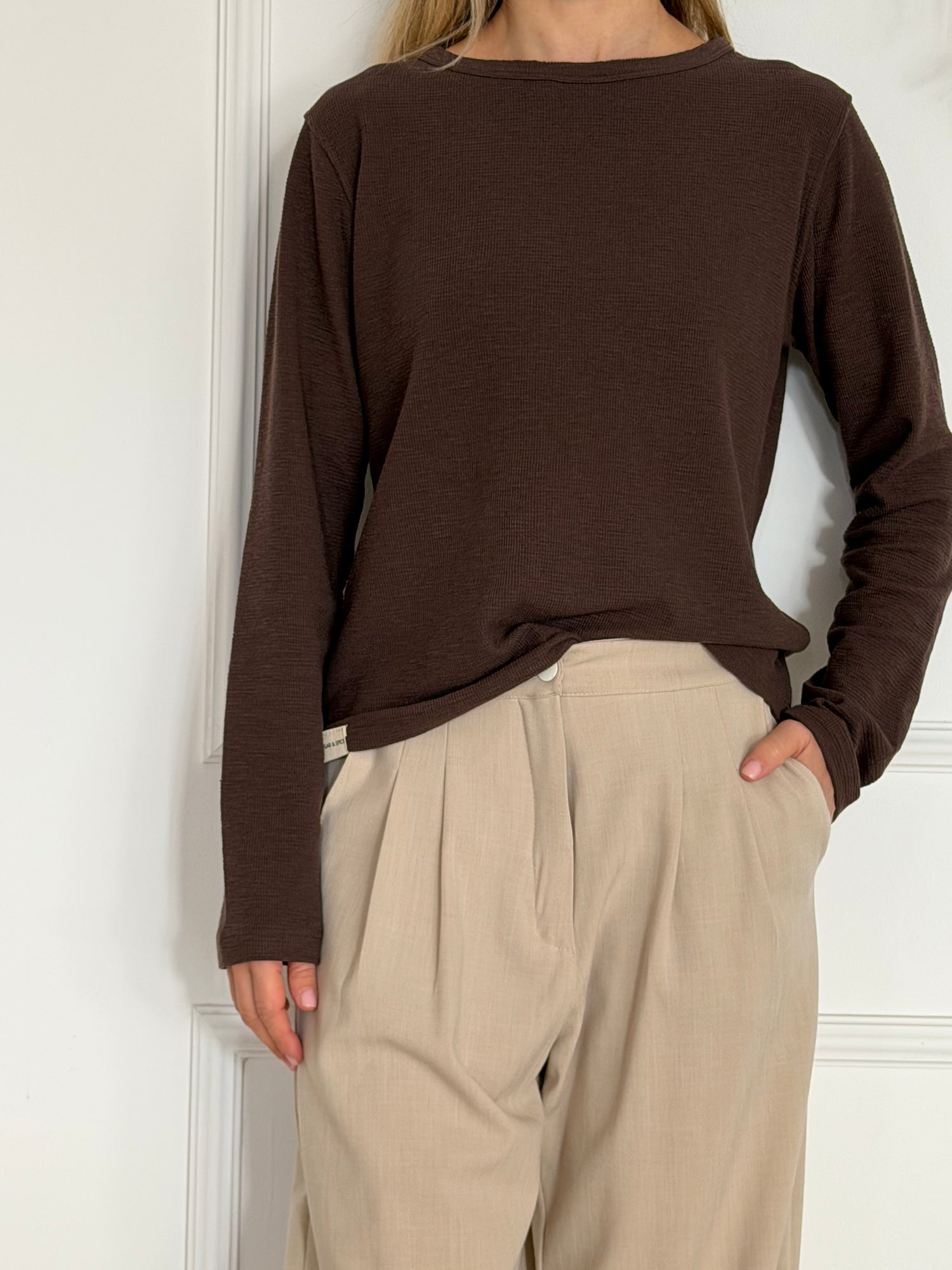 טי שירט בייבי וופל בראוני