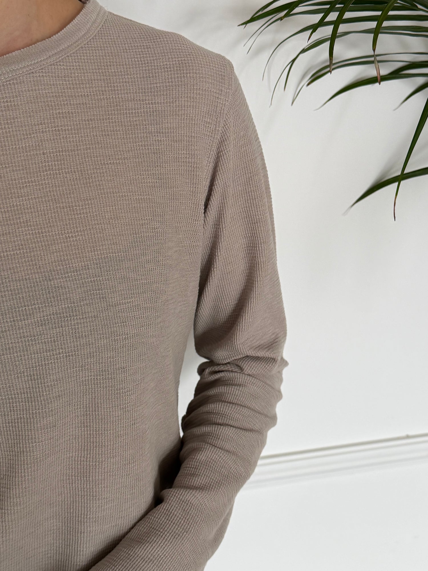 טי שירט בייבי וופל אפורה