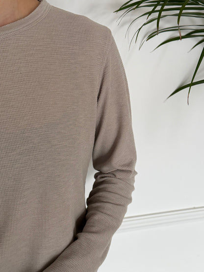 טי שירט בייבי וופל אפורה