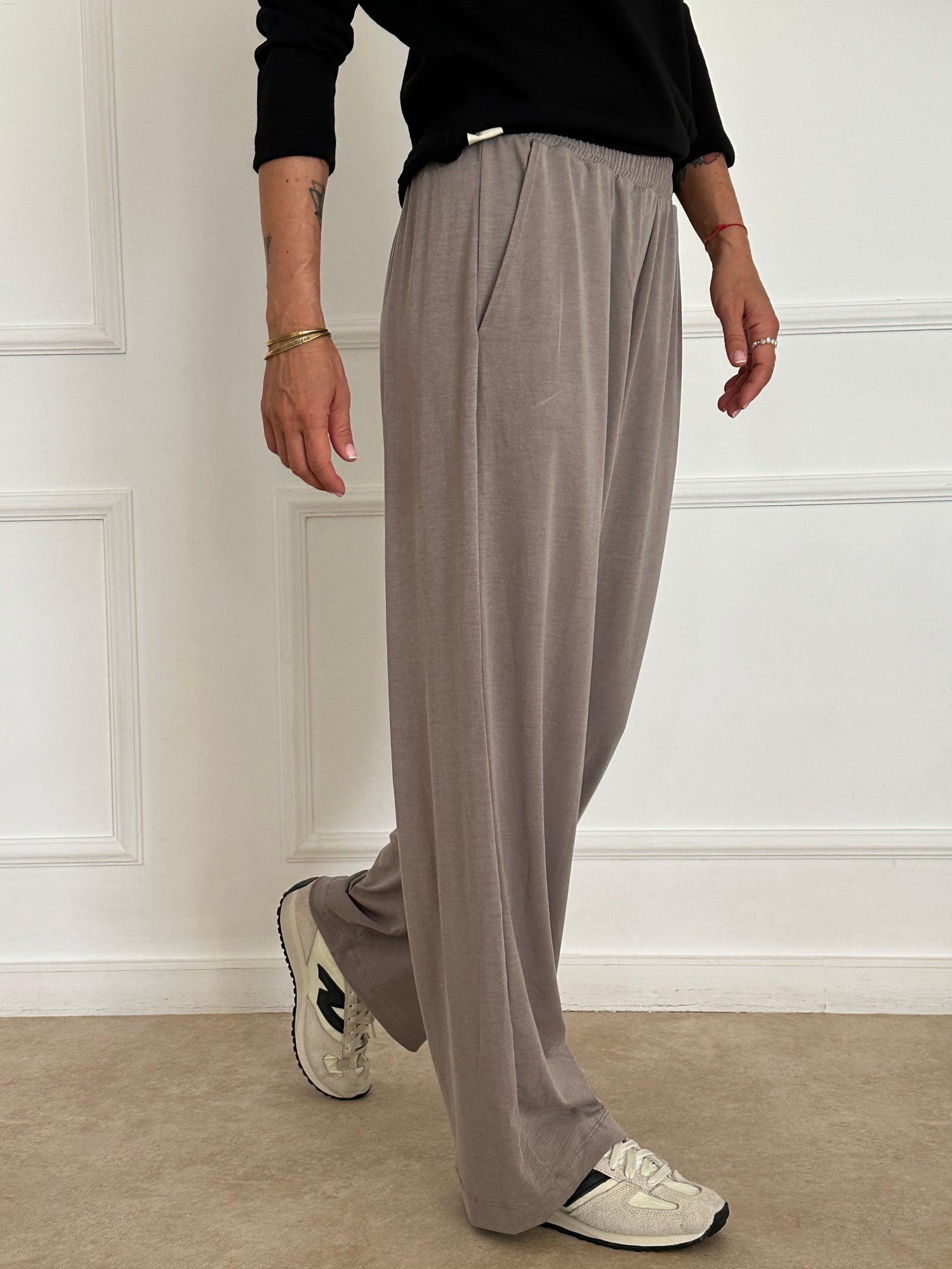 מכנסי NINA אפורים