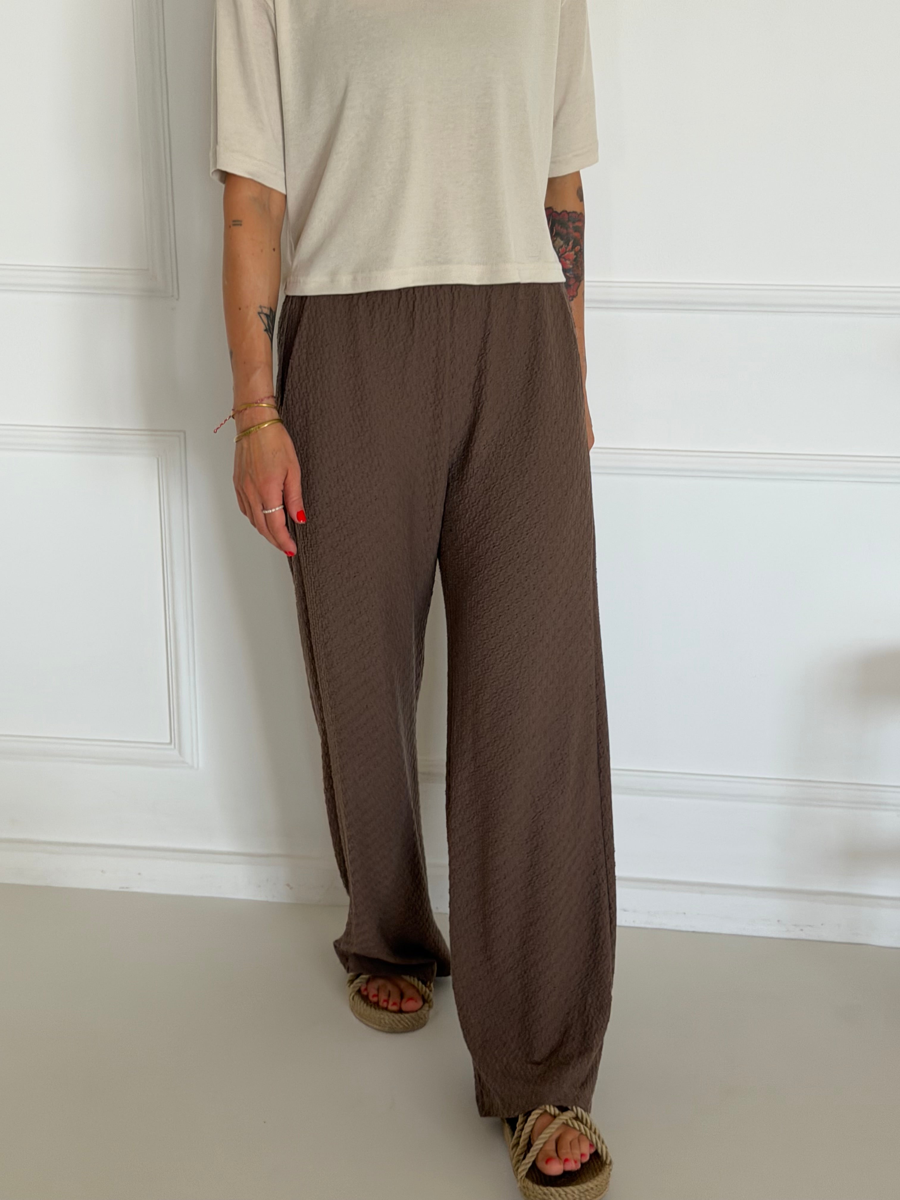 מכנסי PAROS light brown