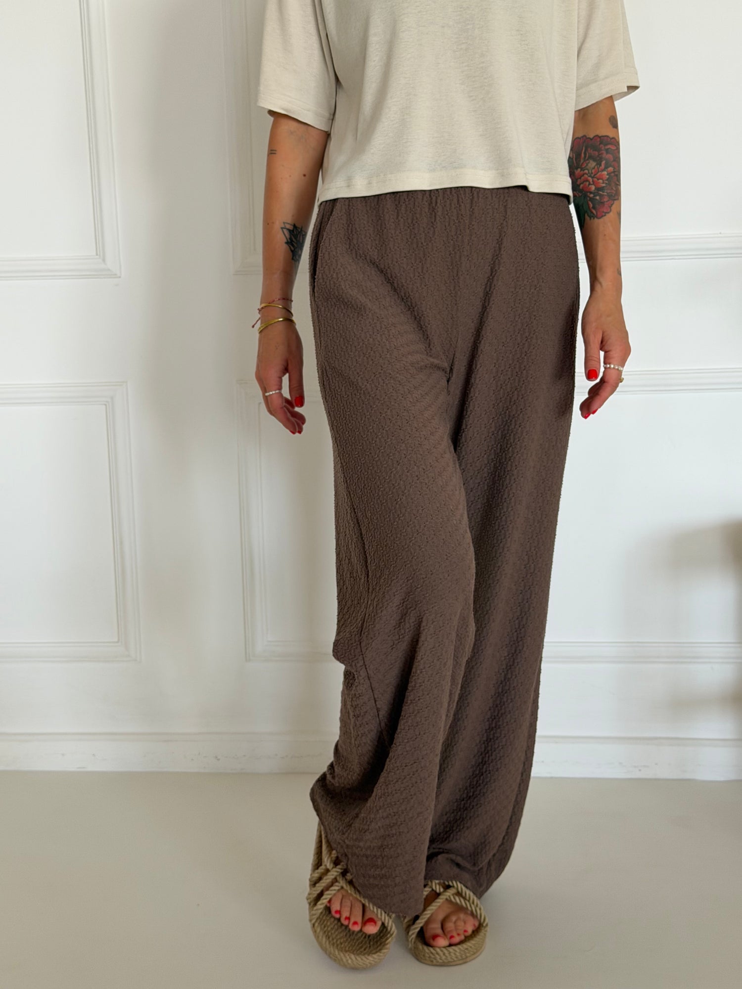 מכנסי PAROS light brown