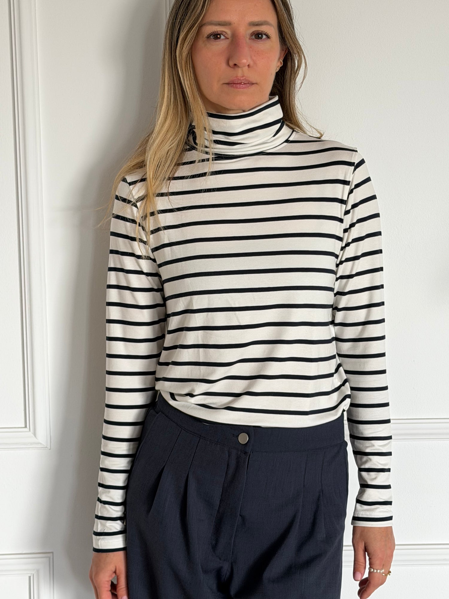 גולף פסים לבן