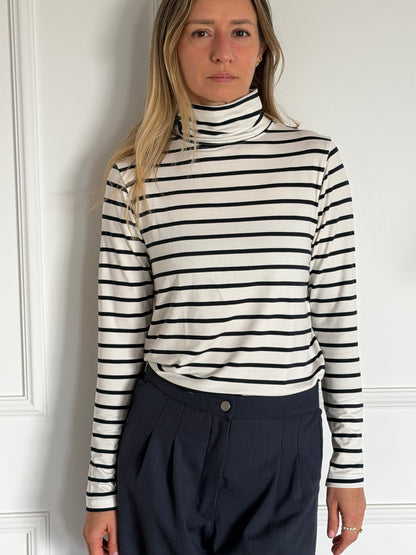 גולף פסים לבן