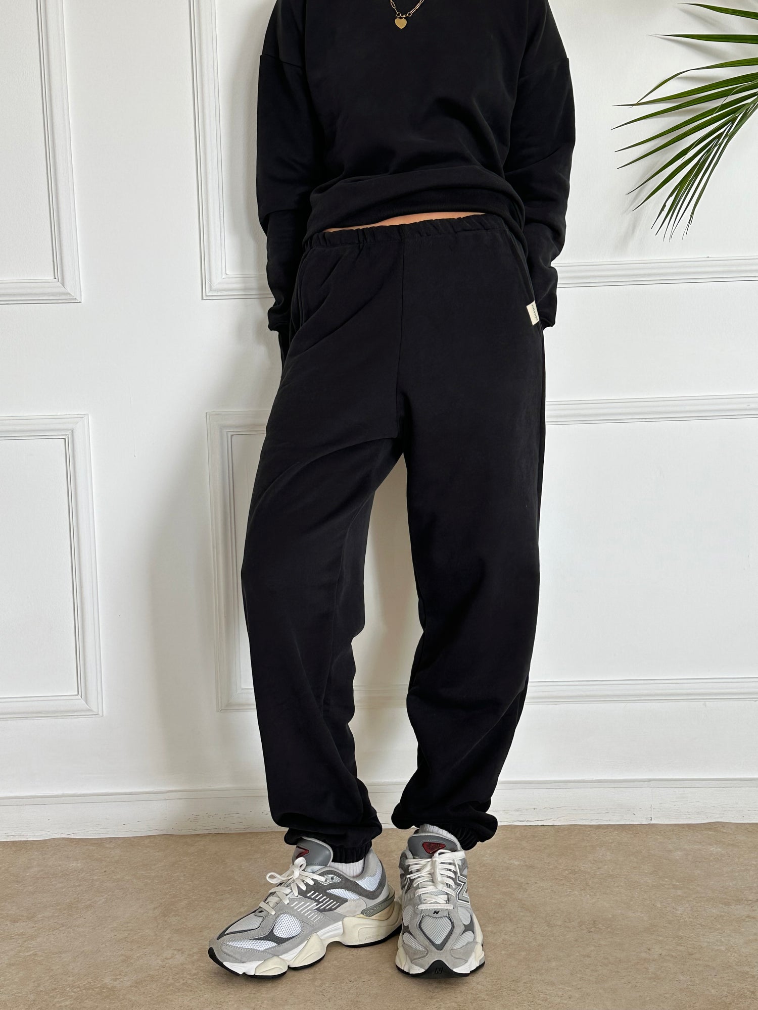 מכנסי NEW JERSEY שחורים