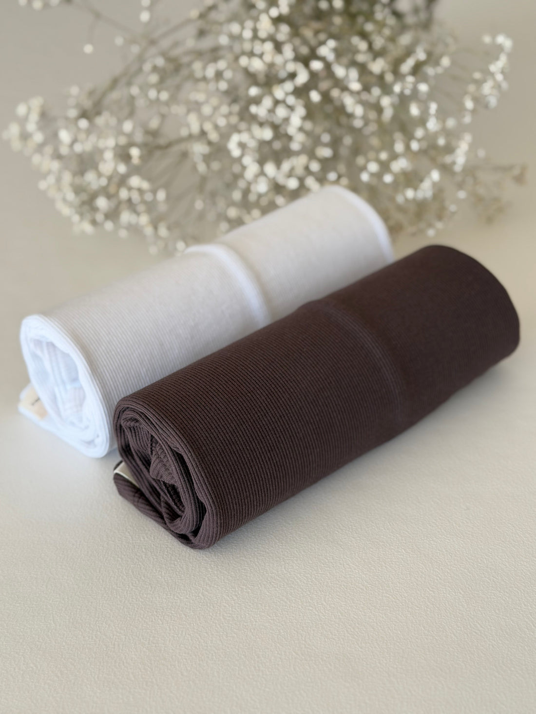 מארז 2 גופיות ריב : לבן+חום