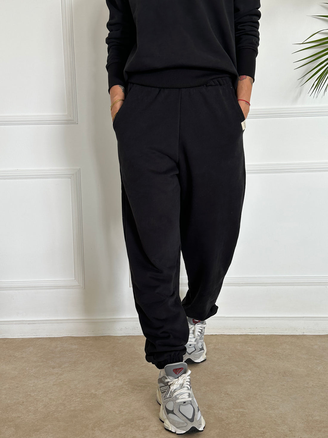 מכנסי NEW JERSEY שחורים