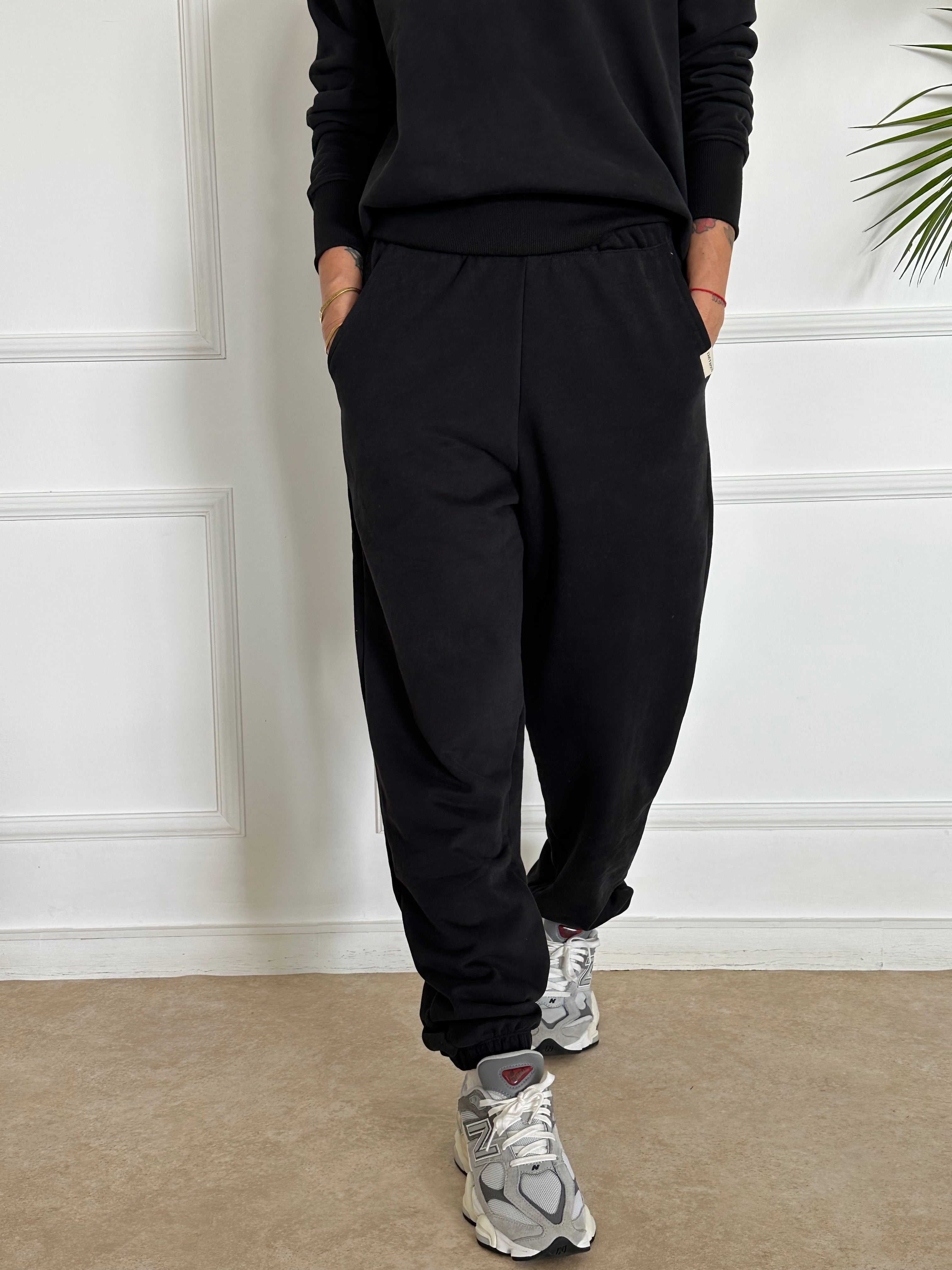 מכנסי NEW JERSEY שחורים