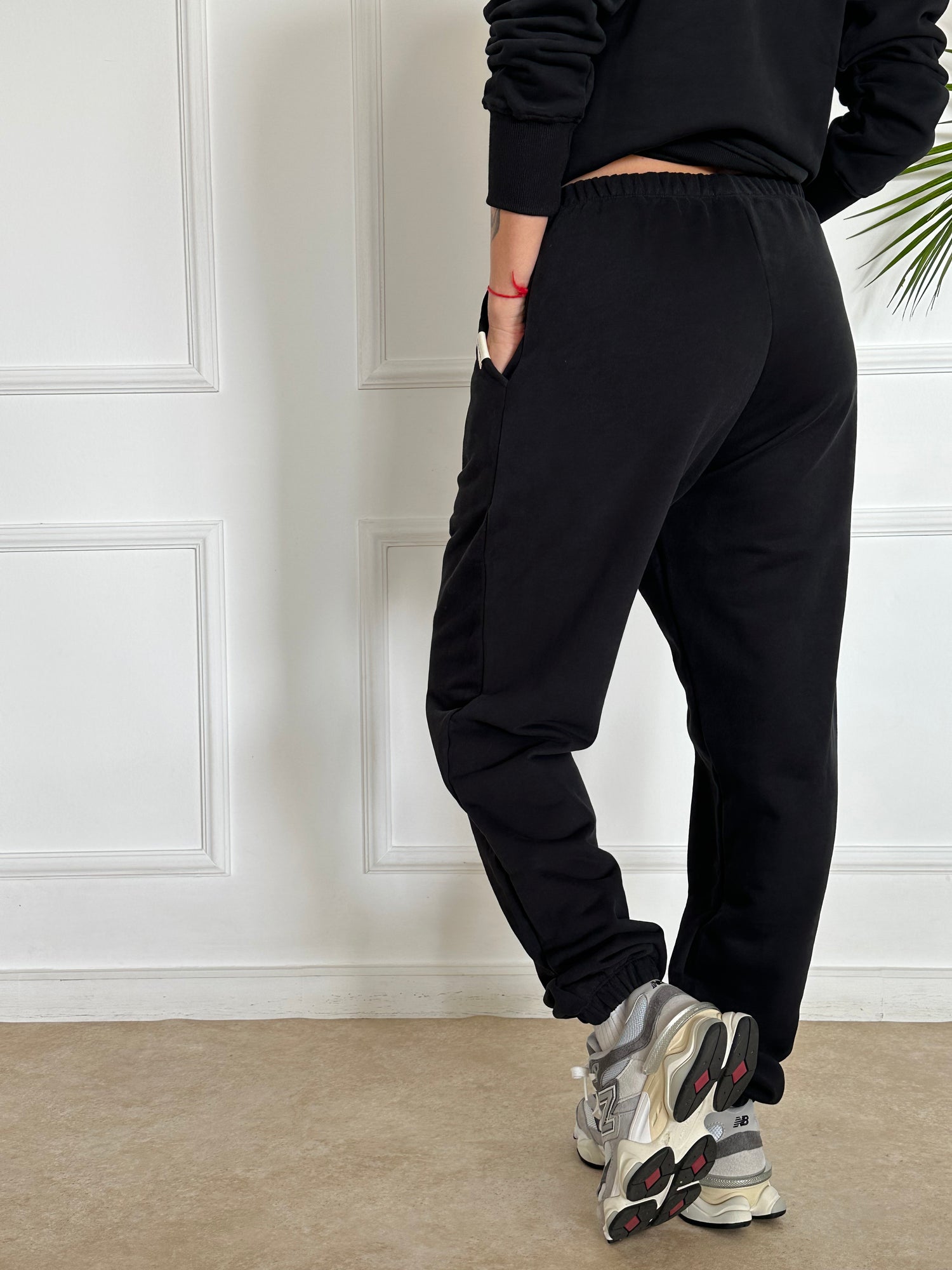 מכנסי NEW JERSEY שחורים