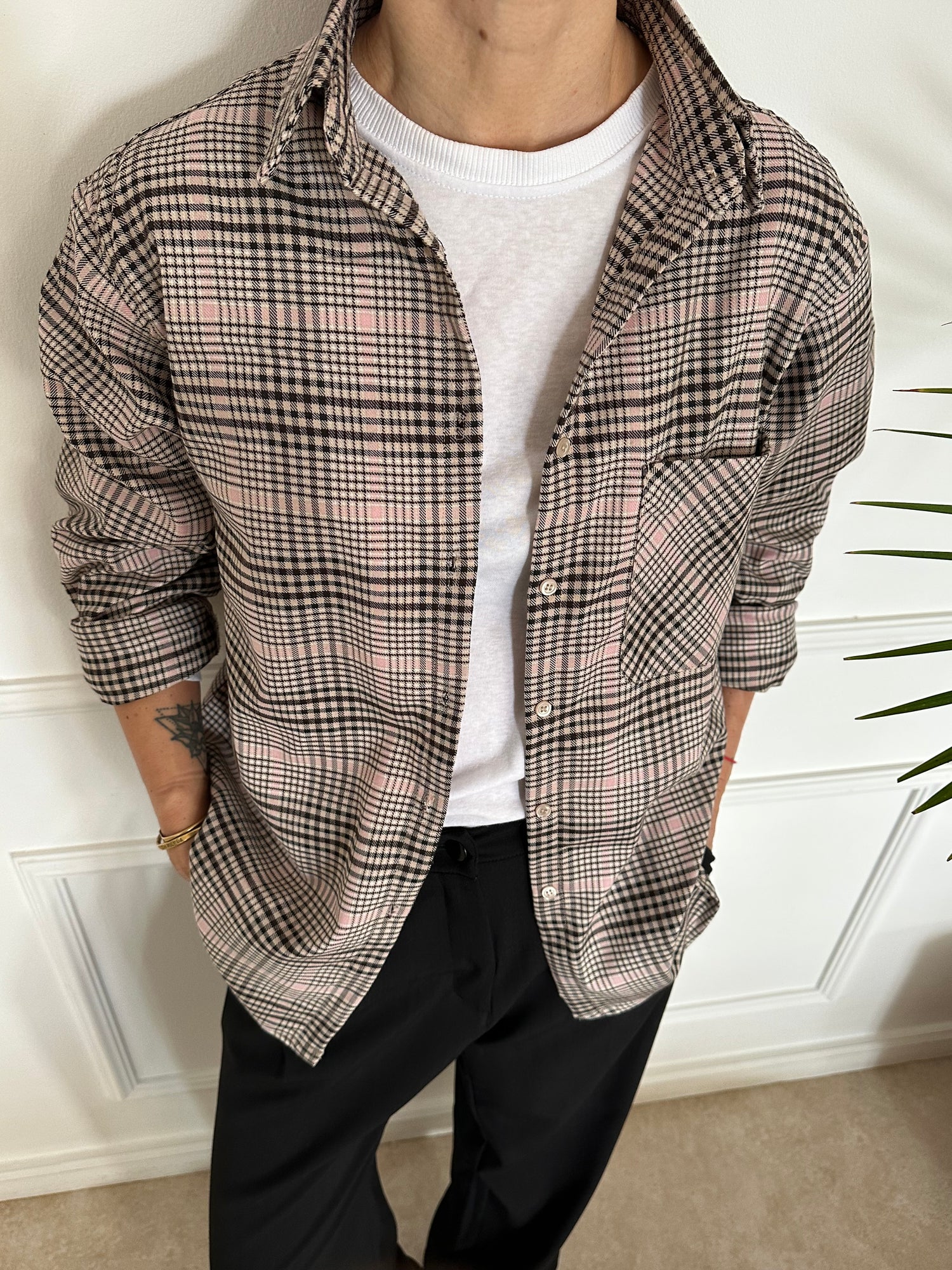 חולצת SOHO משבצות