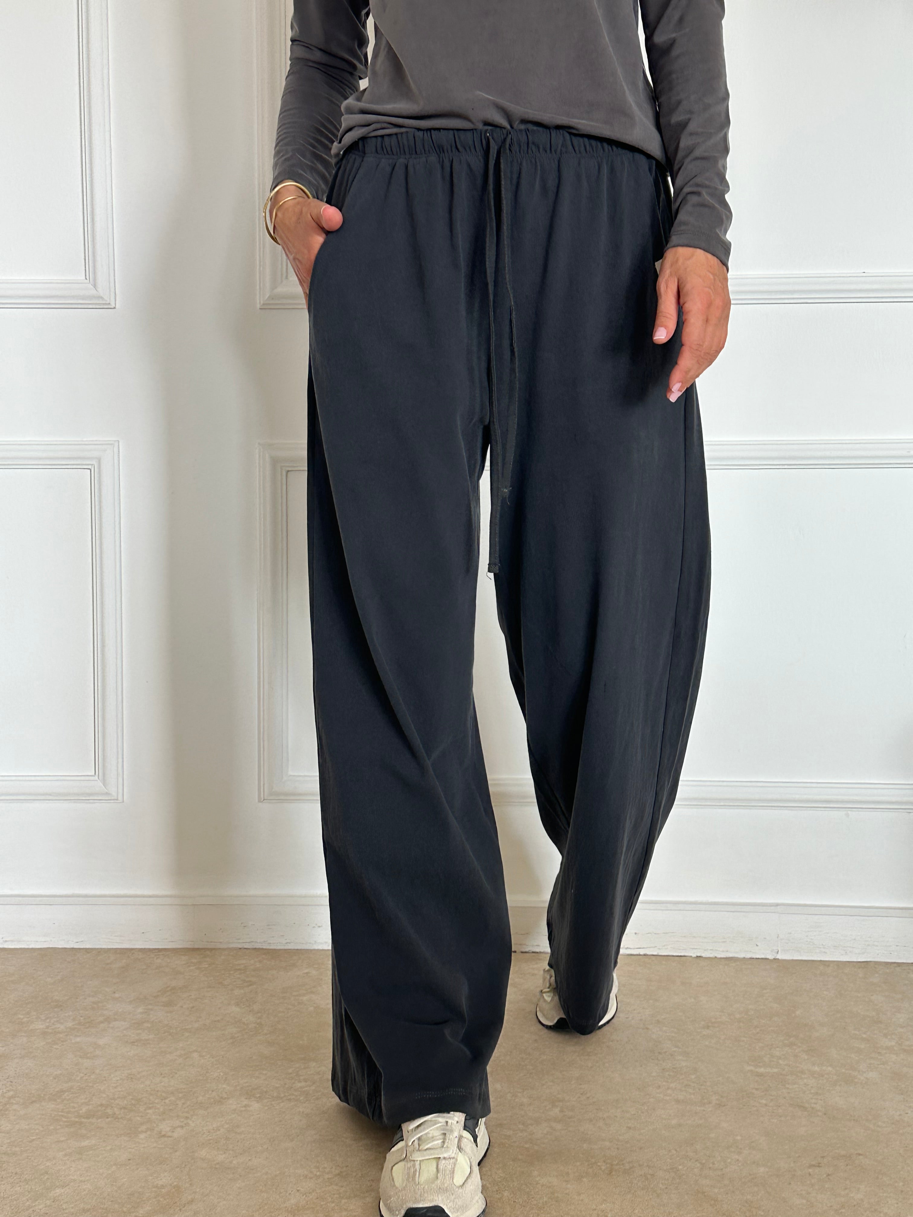 מכנסי אלן סטון ווש שחור פחם