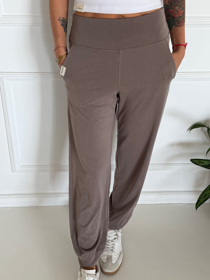 Flow pants אפור בז&